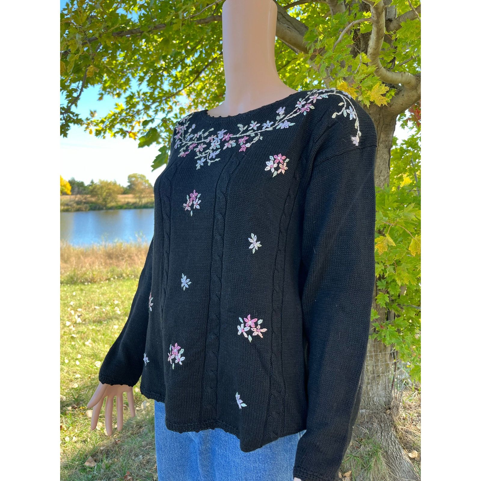 Vintage Vintage Yarnworks Sweater Size M / US 6-8 / IT 42-44 - 3 Thumbnail