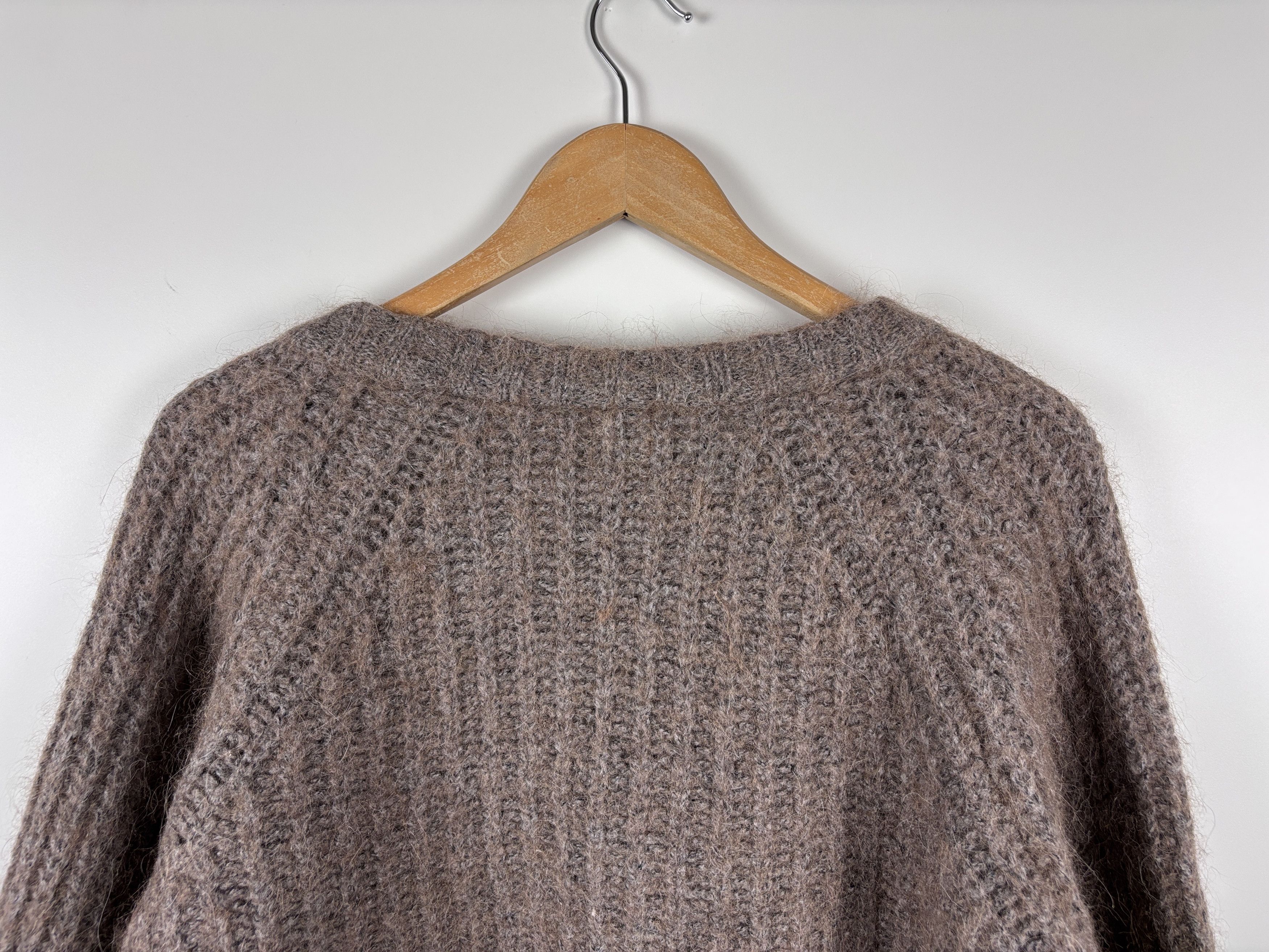 H&M H&M Alpaca Cropped Mustard Cardigan Sweater Oversized M Size M / US 6-8 / IT 42-44 - 7 Thumbnail