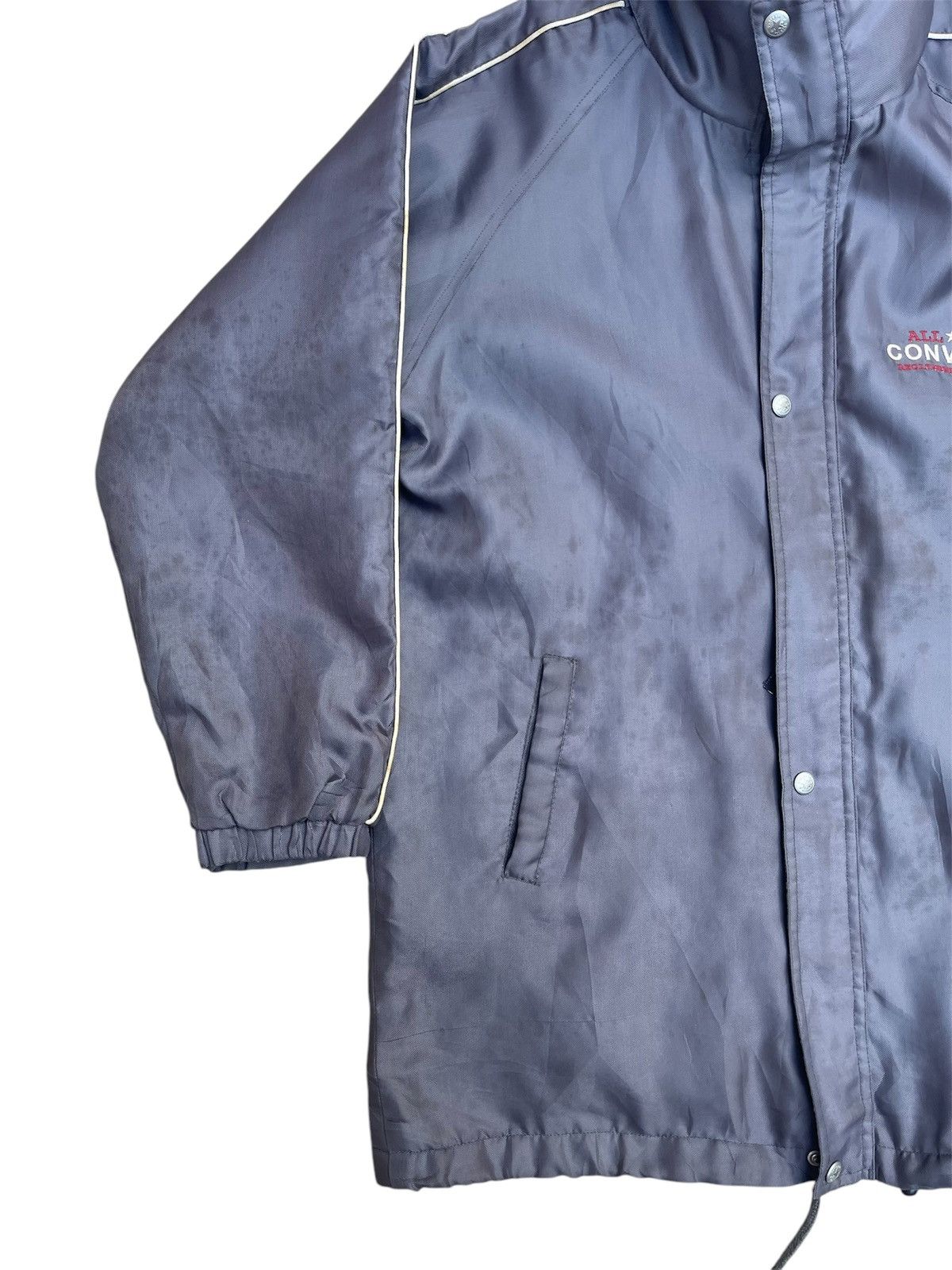 Converse Vintage Converse Gray Jacket Fleece Lining Size Medium Size US M / EU 48-50 / 2 - 6 Thumbnail