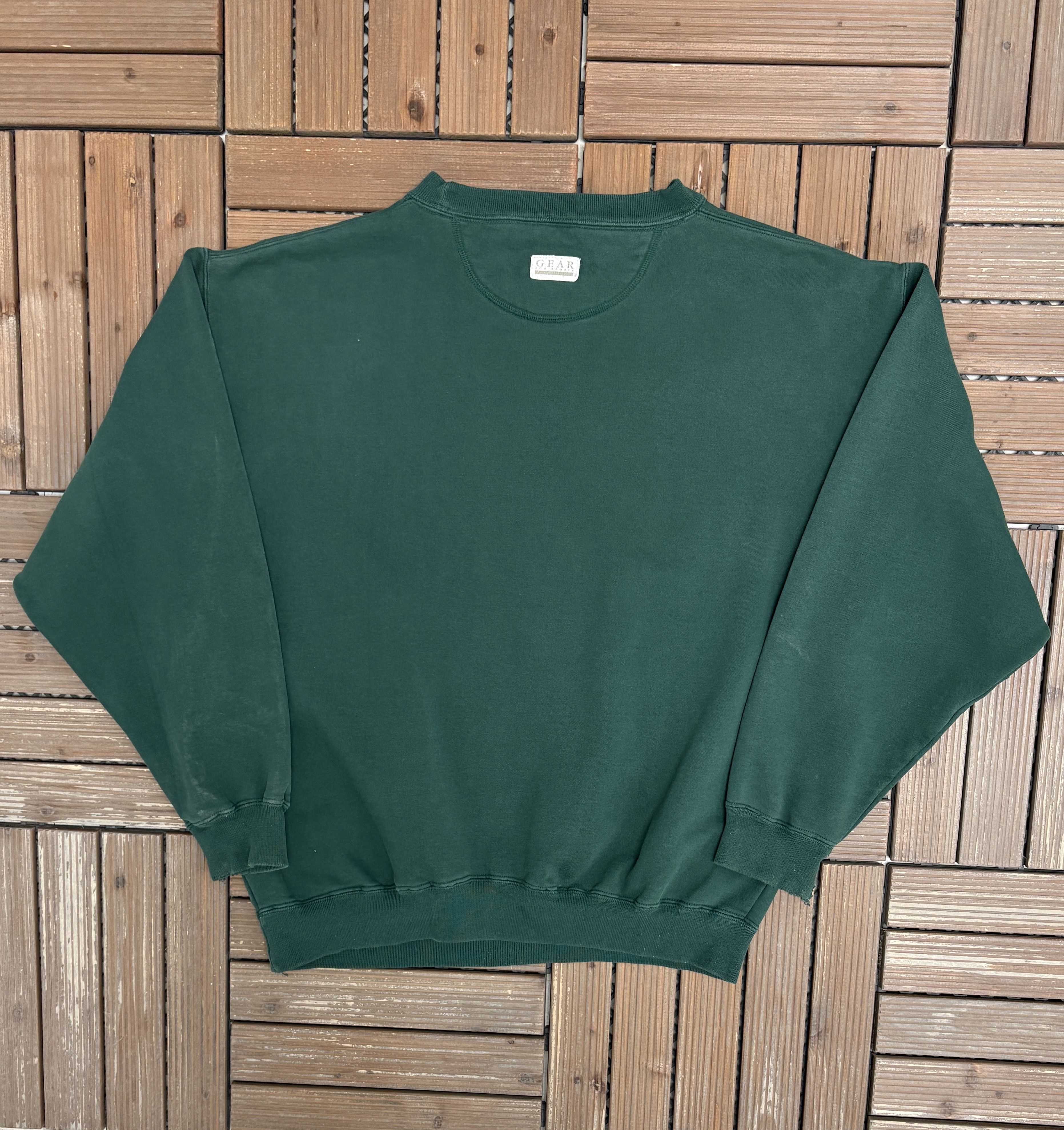 Vintage Northern Illinois Huskies Vintage Green Crewneck Sweater Size US M / EU 48-50 / 2 - 4 Thumbnail