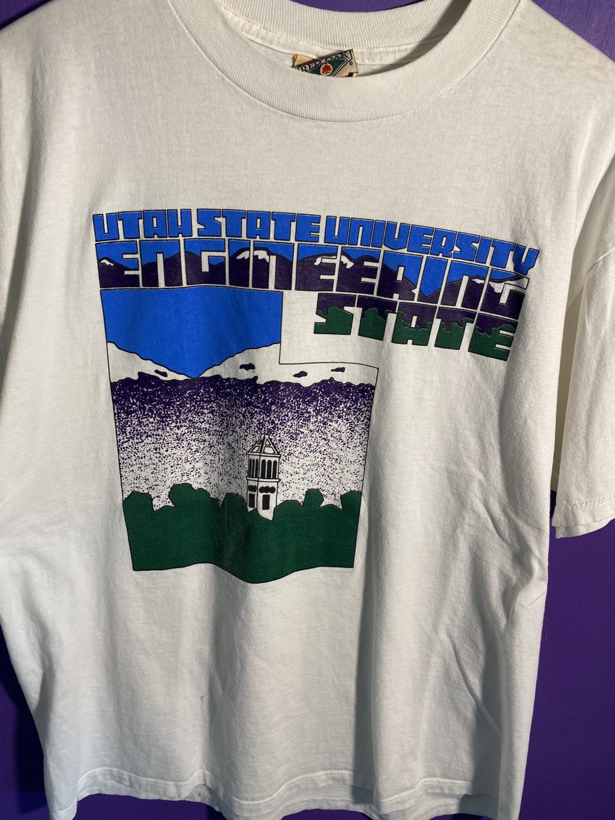 Other Vintage 90s Utah state university engineering t-shirt Size US XL / EU 56 / 4 - 3 Thumbnail