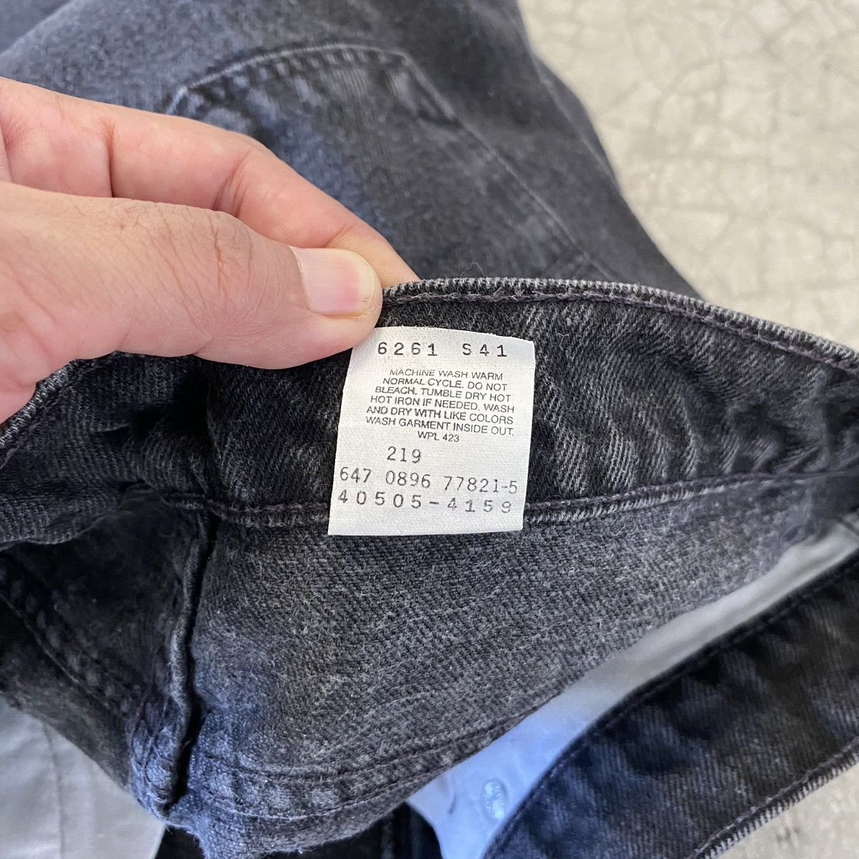 Levi's × Vintage Vintage 90’s Levis 505 Orange Tab Straight Leg Jeans Size US 35 - 21 Thumbnail