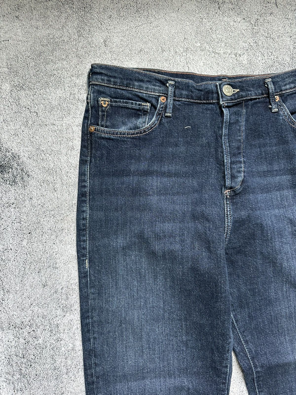 True Religion Vintage True Religion Beige Up Fit Denim Pants Washed Y2K Size US 32 / EU 48 - 3 Thumbnail
