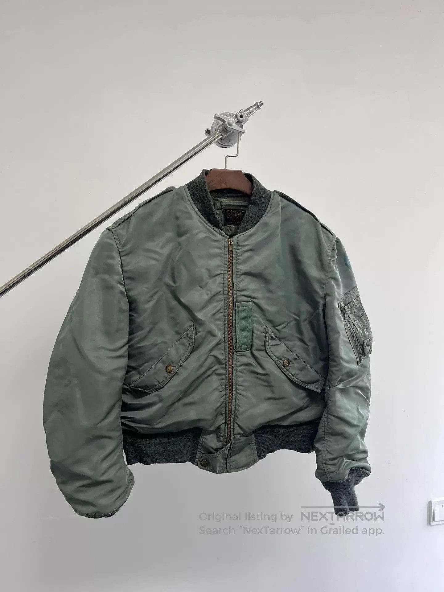 Unsound Rags Green Bomber Jacket Size M. Size US M / EU 48-50 / 2 - 2 Thumbnail