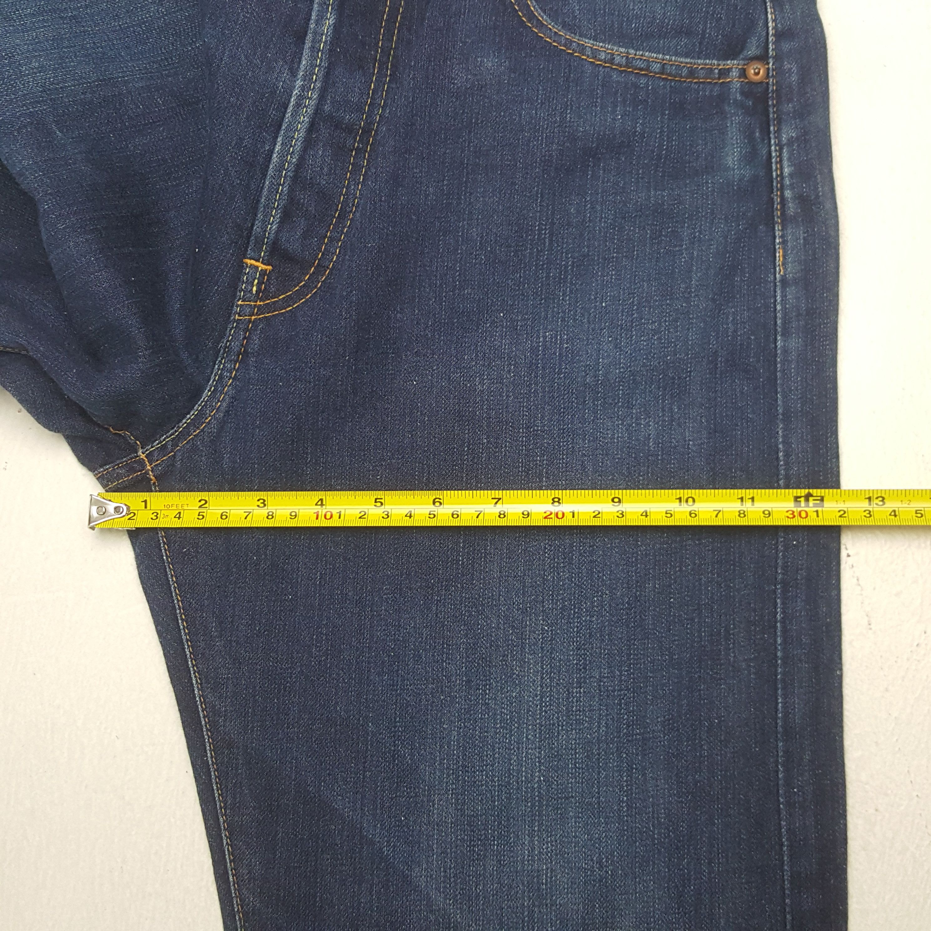 Futura Vintage Futura Japanese Brand Pocket Art Denim Jeans RR14 Size US 30 / EU 46 - 11 Thumbnail
