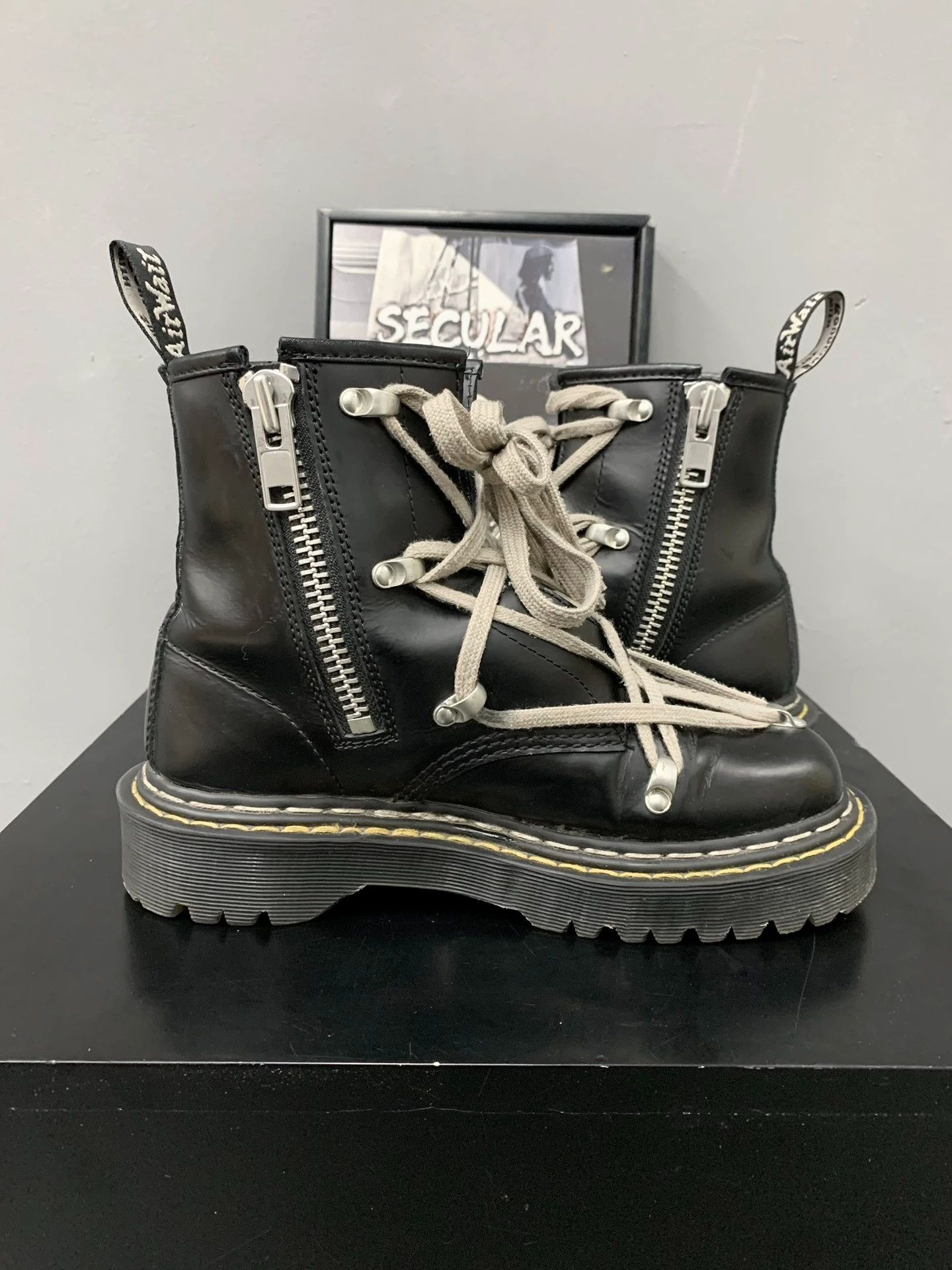 Rick Owens Rick Owens x Dr. Martens collaboration ankle boots Size US 6.5 / IT 36.5 - 7 Thumbnail