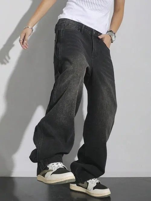 Japanese Brand Kirari x Kase Vintage Washed Retro Wide Leg Y2k Denim Jeans Size US 32 / EU 48 - 3 Thumbnail