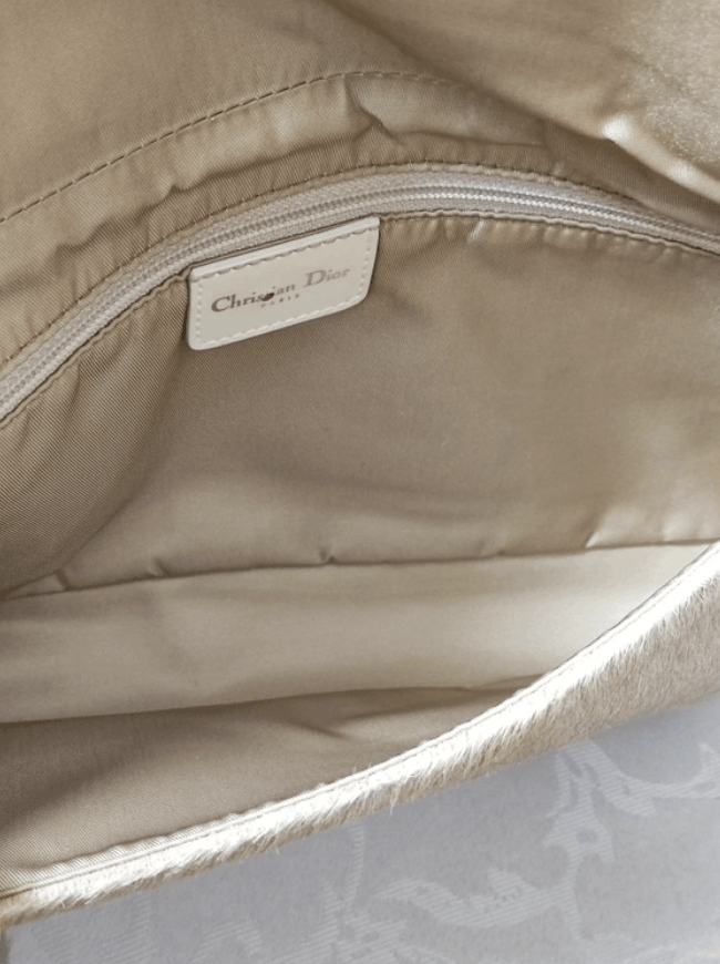 Christian Dior Monsieur × Dior Dior Bag Malice Saddle Shoulder Hodo Fur Leather 90s EX0031 Size ONE SIZE - 13 Thumbnail