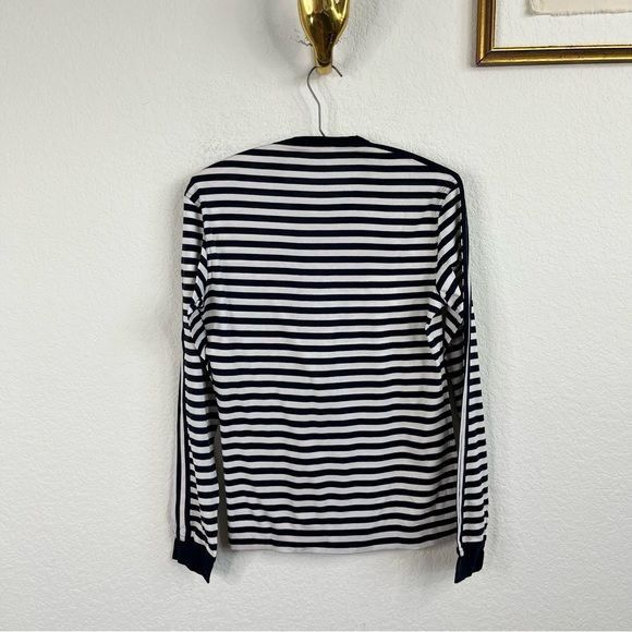 Dolce & Gabbana VTG Dolce and Gabbana Striped Crew Neck Logo Patch Contrast Size US M / EU 48-50 / 2 - 5 Thumbnail