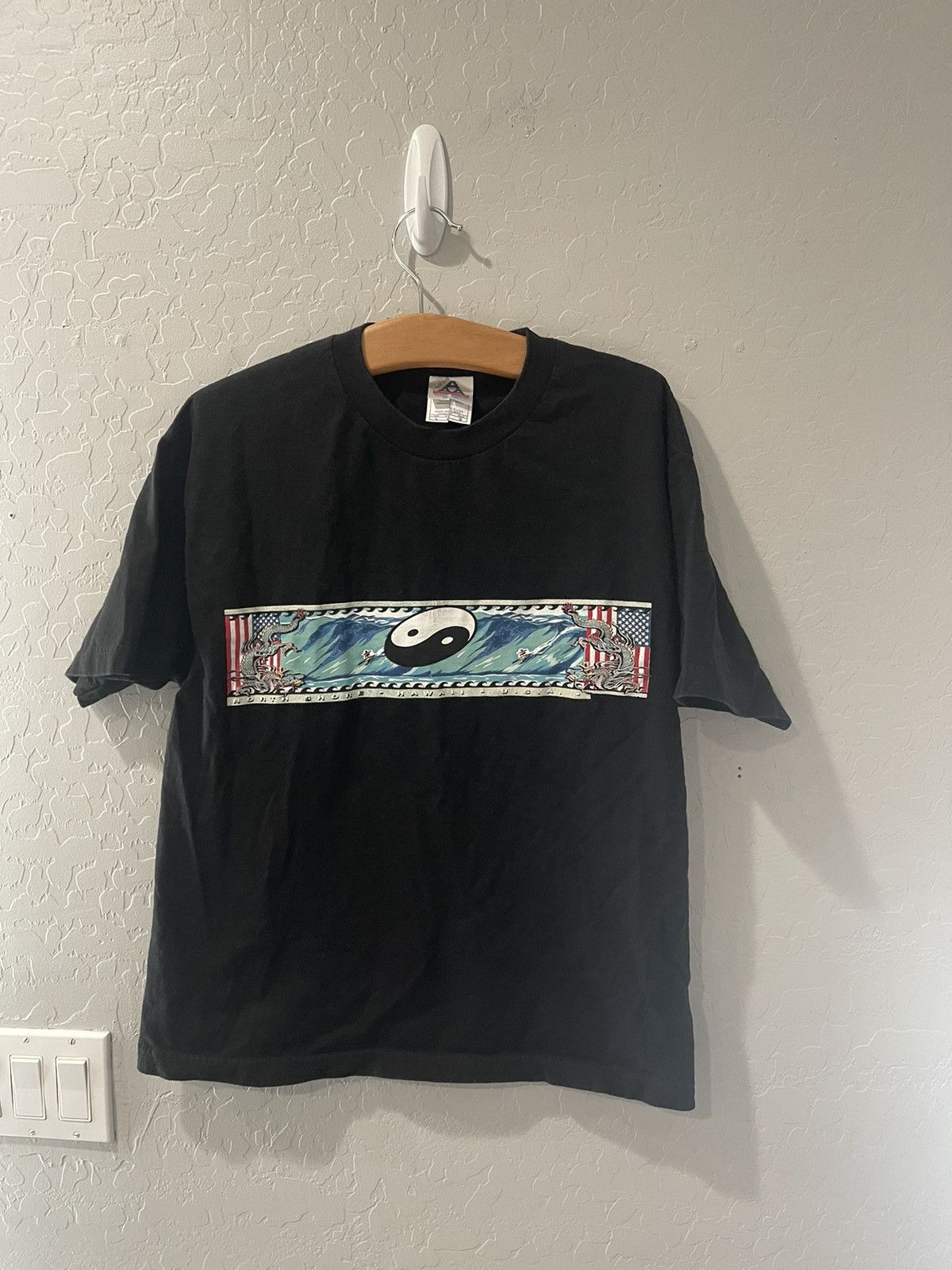 Alstyle Vintage Y2K Hawaii North Shore Ying Yang Surf Shirt Medium Size US M / EU 48-50 / 2 - 1 Thumbnail