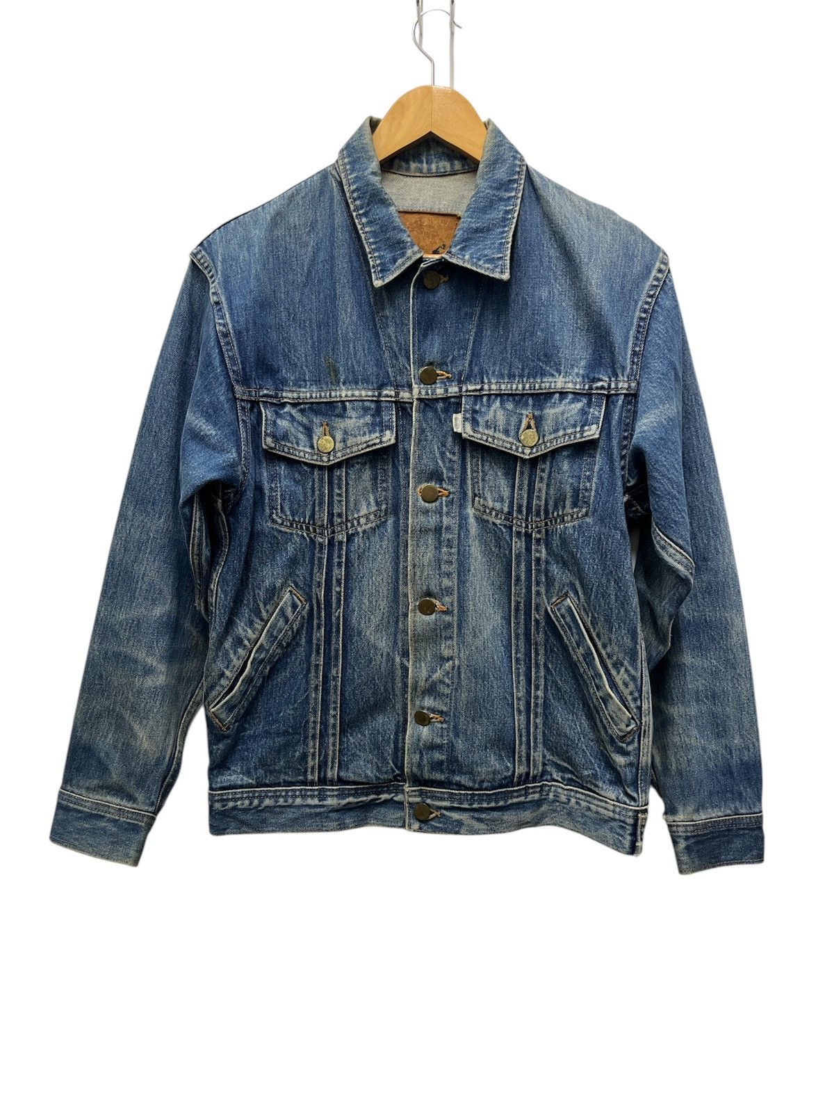 Japanese Brand Vintage 80s 90s Rugged IceFire Japan Trucker Denim Jacket S Size US S / EU 44-46 / 1 - 1 Thumbnail
