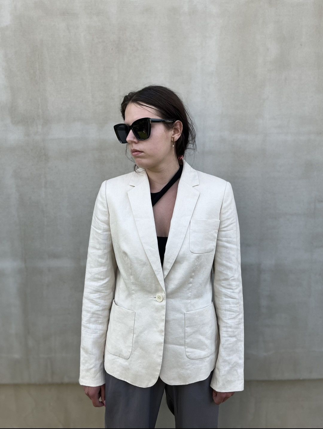 Brooks Brothers Brooks Brothers Women Blazer 100% Linen Made In Philippines Size S / US 4 / IT 40 - 1 Thumbnail