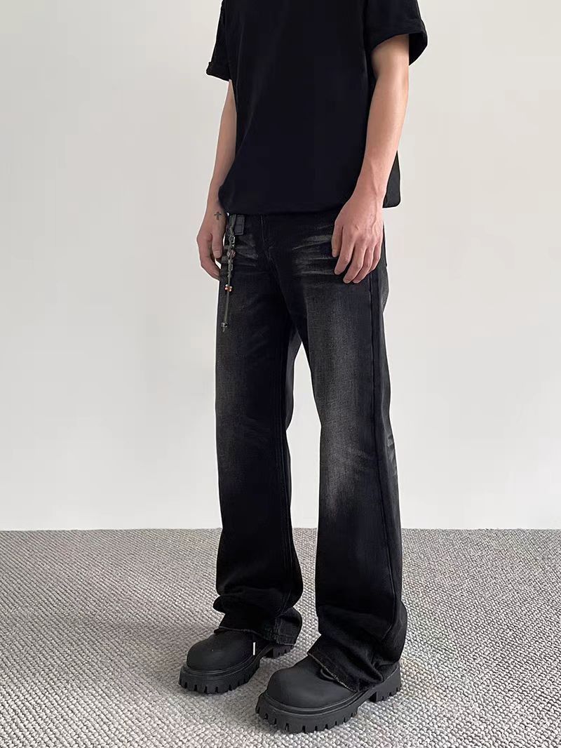 Japanese Brand × Jean Vintage micro flare high street washed jeans Size US 30 / EU 46 - 2 Thumbnail