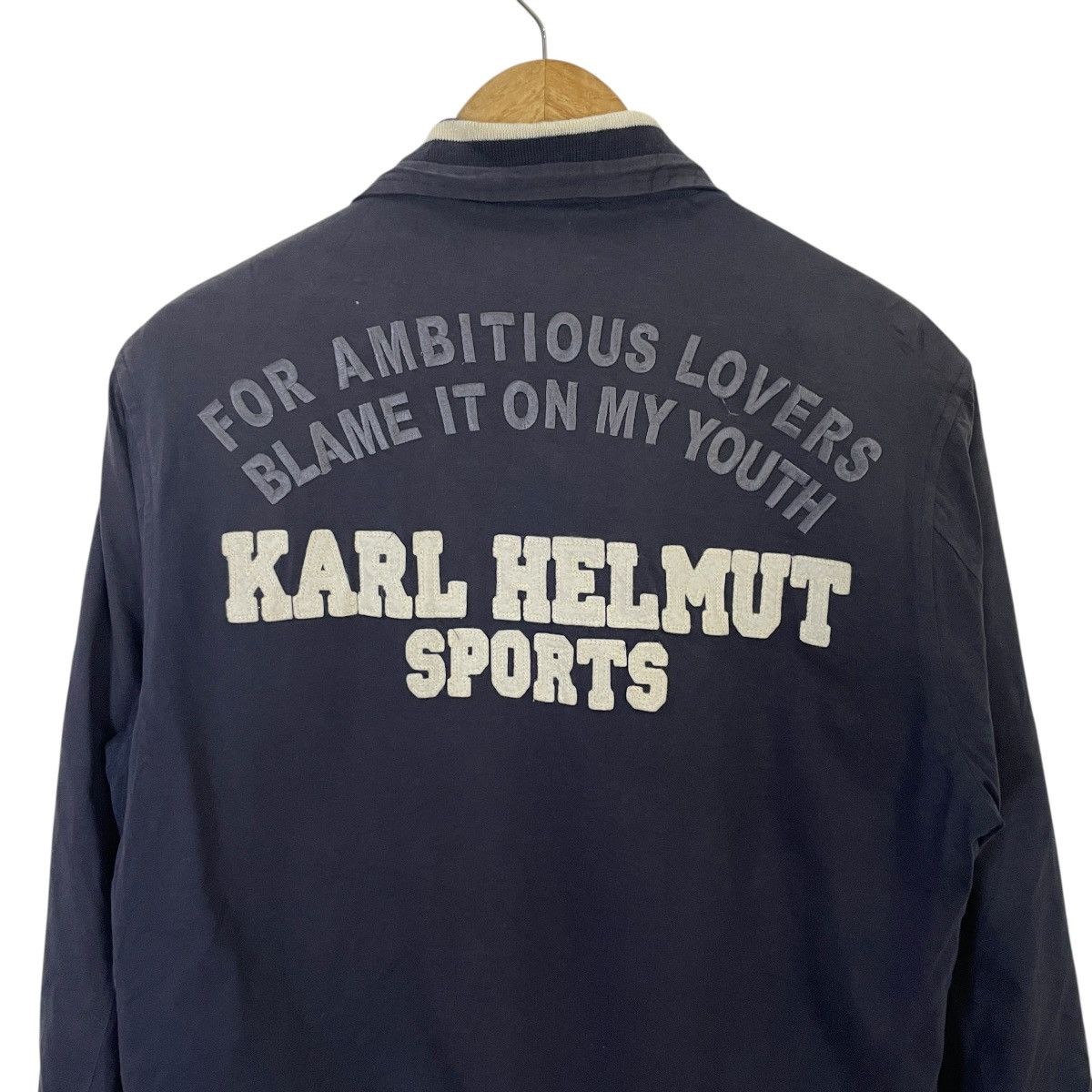 Karl Helmut Vintage Karl Helmut Spellout Logo Jacket Size US M / EU 48-50 / 2 - 2 Thumbnail