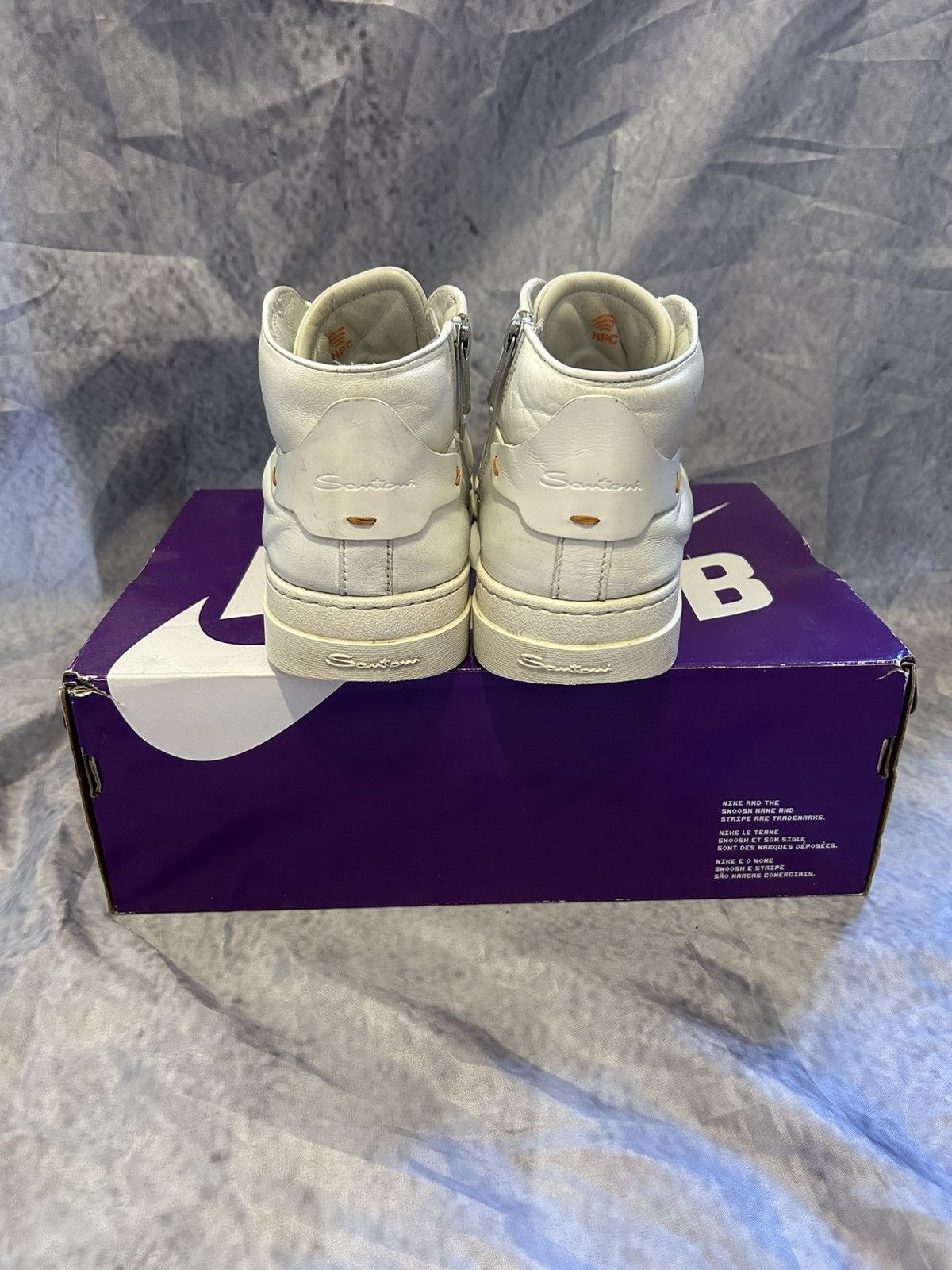 Santoni Santoni Unisex Leather sneaker Size US 9.5 / EU 42-43 - 5 Thumbnail