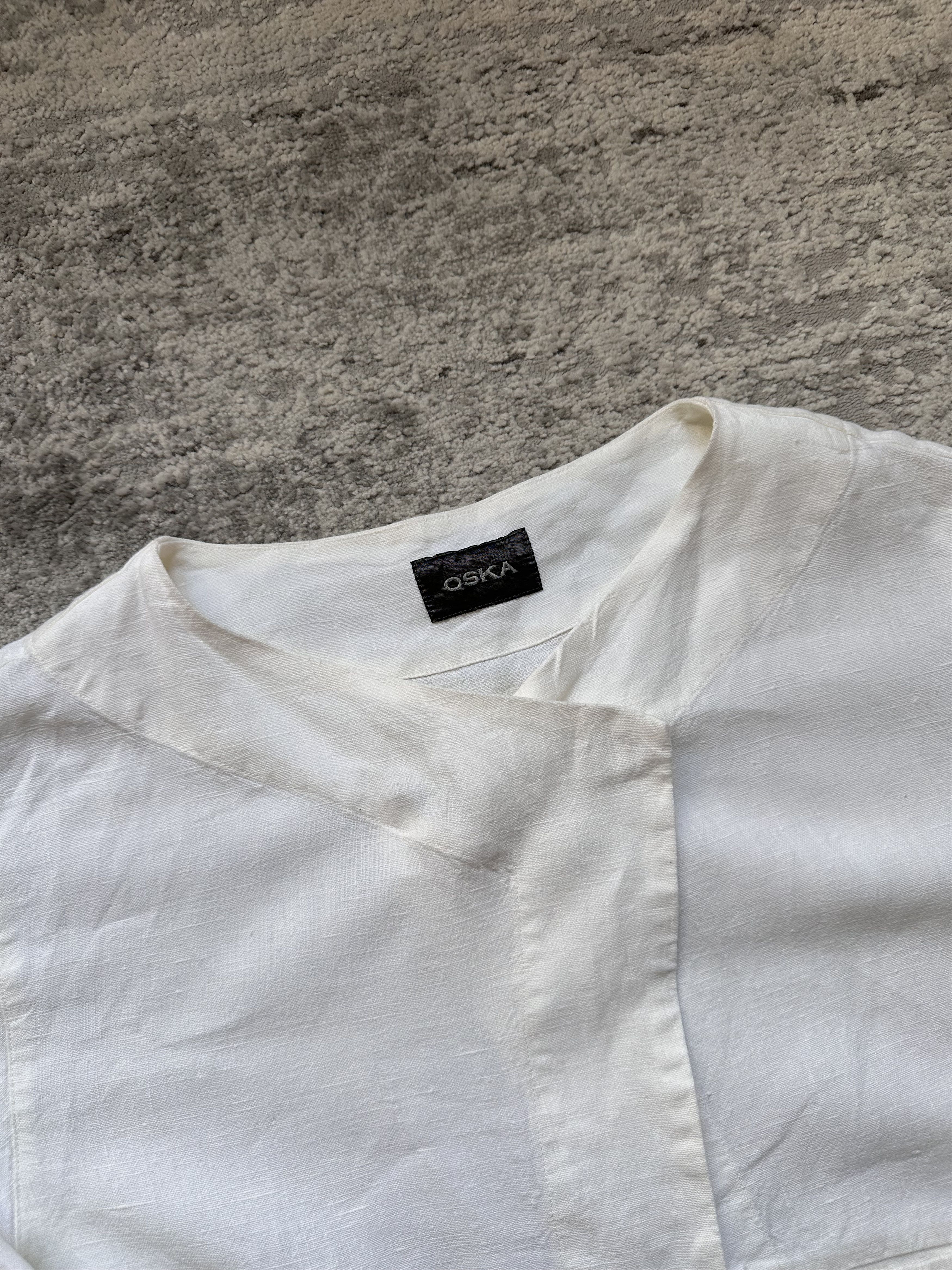 OSKA Oska linen cardigan jacket Size M / US 6-8 / IT 42-44 - 4 Thumbnail