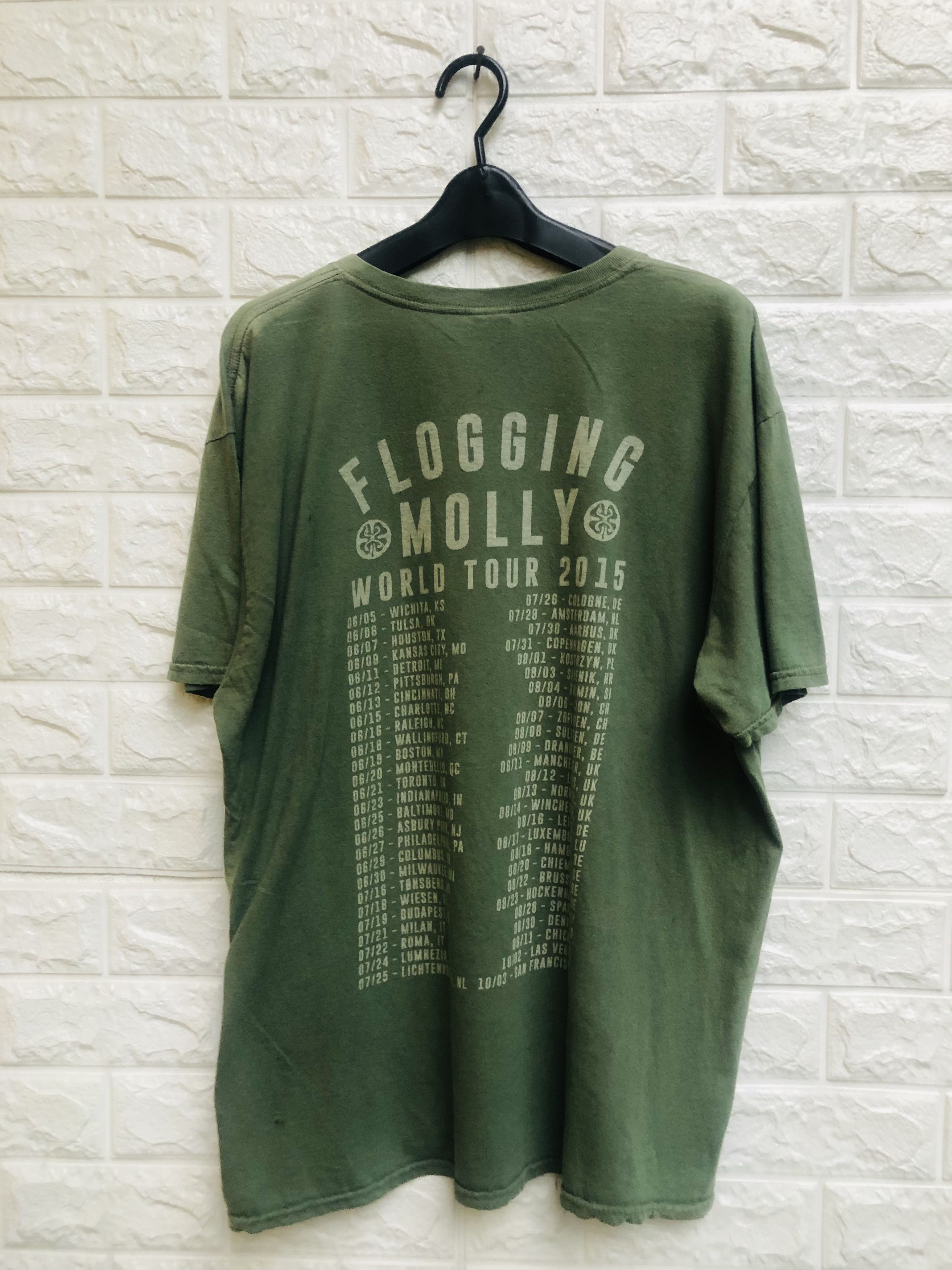 Band Tees × Japanese Brand Vintage Flogging Molly Ska Punk Japn Designer Fashion Style Size US XL / EU 56 / 4 - 2 Thumbnail