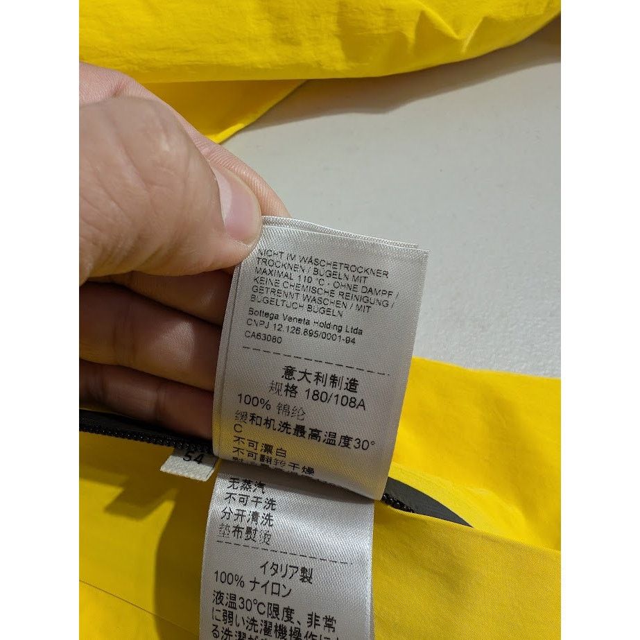 Bottega Veneta o1rshd1 Tech Nylon Blouson in Yellow Size US L / EU 52-54 / 3 - 18 Thumbnail