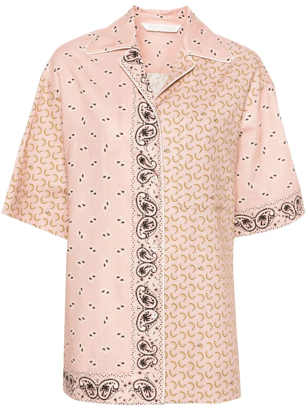 Palm Angels o1y1125 Linen Shirt in Multicolor Size XS / US 0-2 / IT 36-38 - 1 Thumbnail