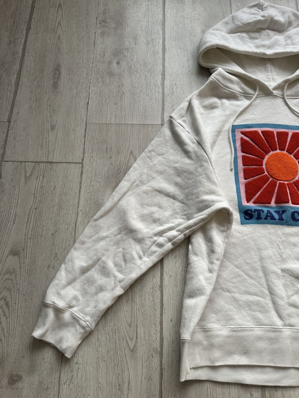 Sandro Sandro Logo White Hoodie Size US L / EU 52-54 / 3 - 3 Thumbnail