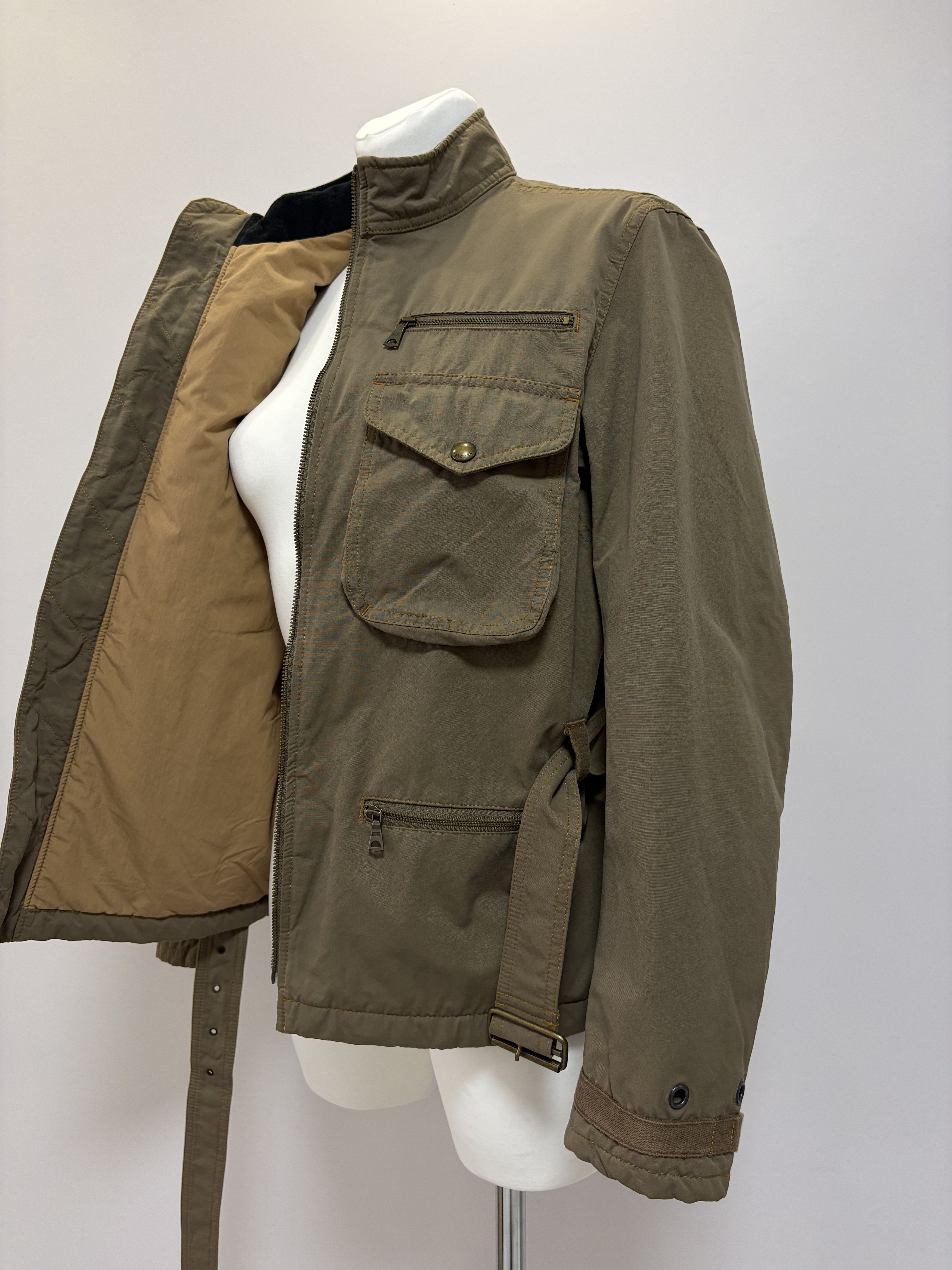 Ralph Lauren Blue Label RALPH LAUREN Belted Utility Jacket Coat RL Polo Vintage Size L / US 10 / IT 46 - 9 Thumbnail