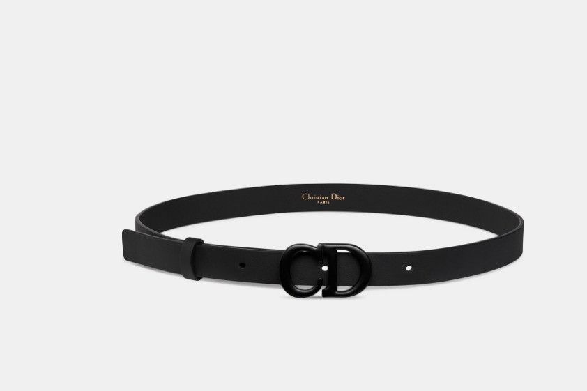 Dior o1w1db10325 Size: OS / B004 Saddle Belt in Black Size ONE SIZE - 1 Thumbnail