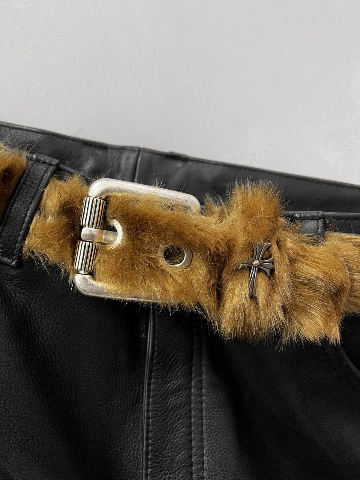Hysteric Glamour Fur fuzzy leather hype rare leather belt lgb style Size ONE SIZE - 12 Thumbnail