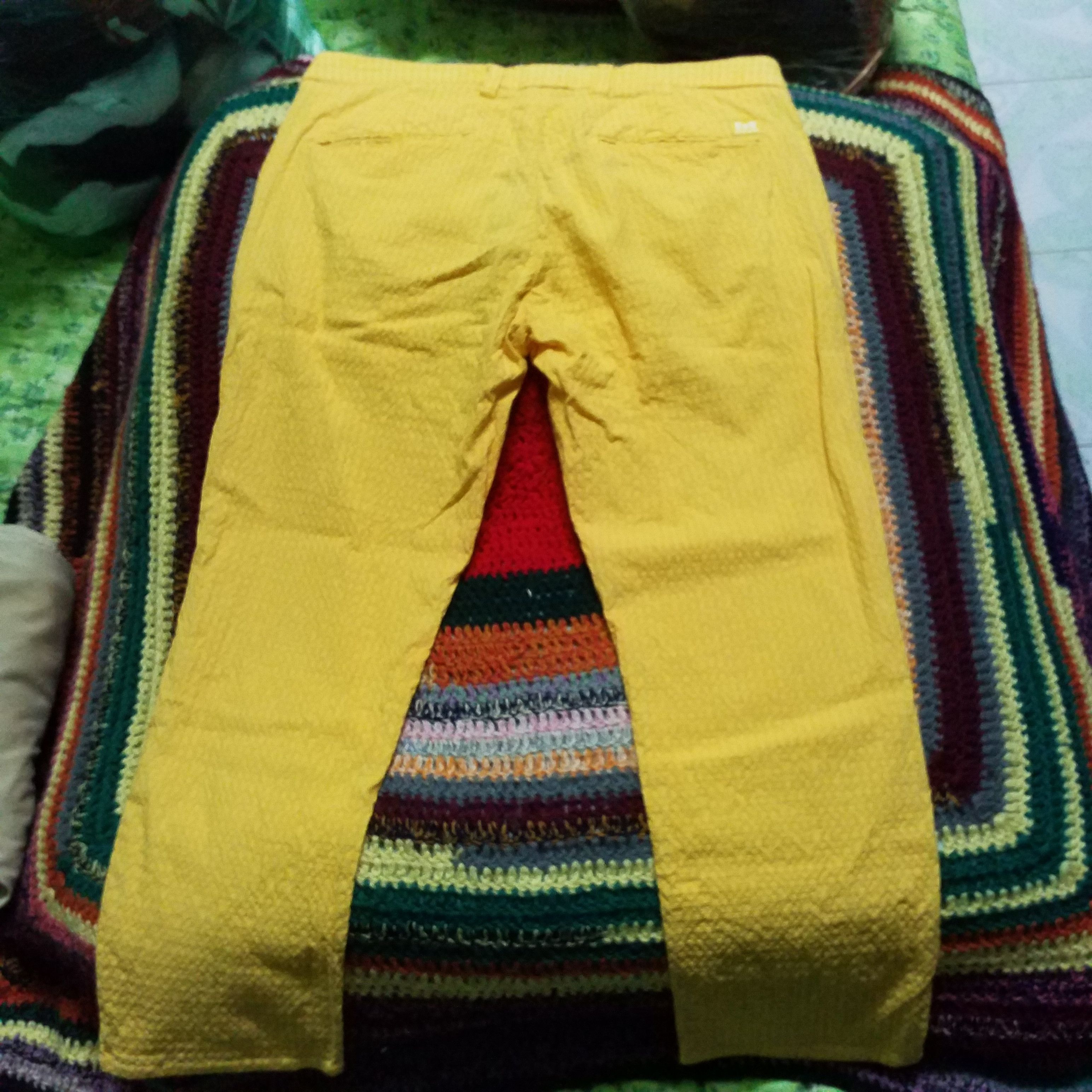 Designer ENTRE AMIS 3Q PANT ELASTANE LIGHT YELLOW 😘😘 Size 32" / US 10 / IT 46 - 4 Thumbnail