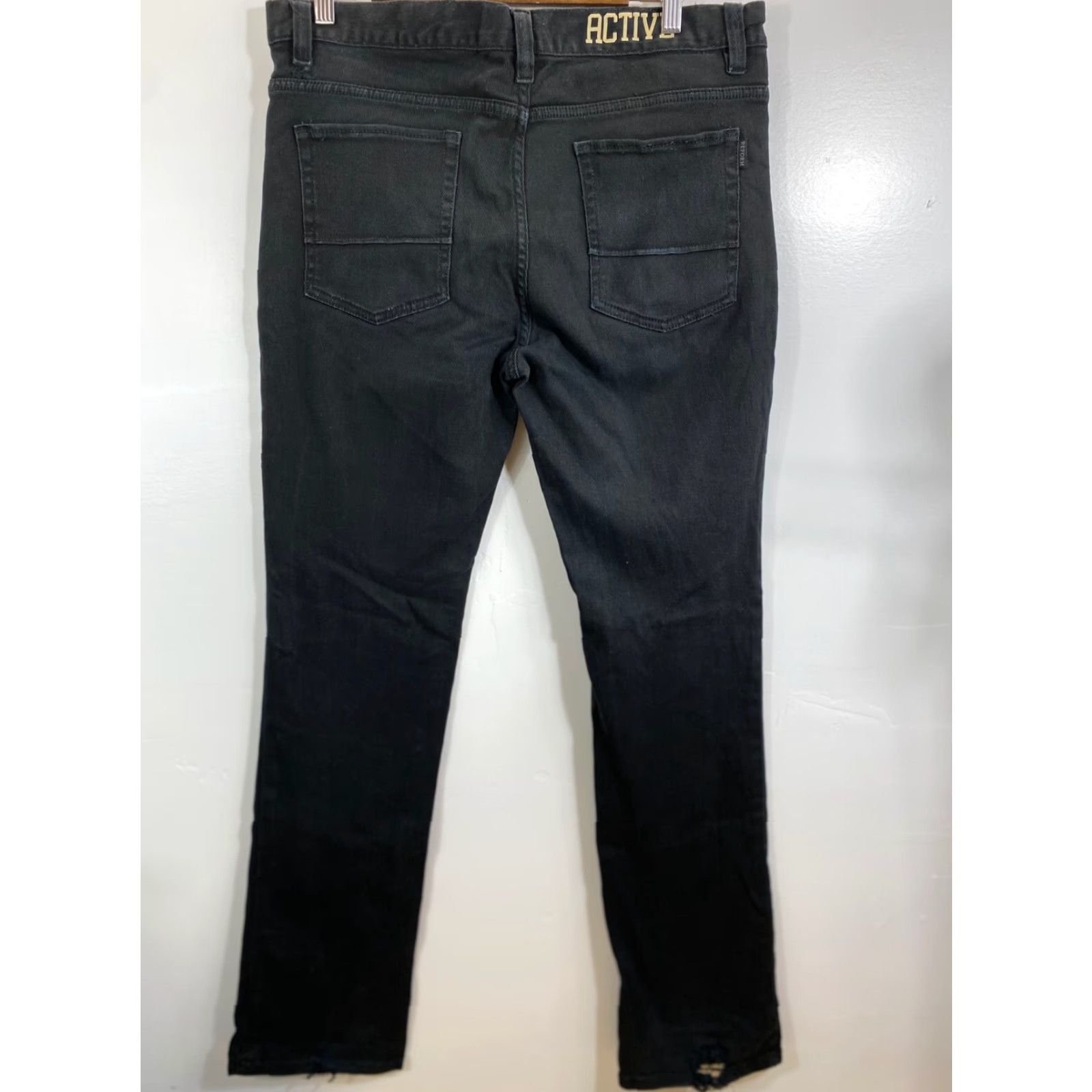 Vintage Active Jeans Skate Surf Black 34x34 Mens Jeans Regular 34 Inseam Straight Active Brand Size US 34 / EU 50 - 2 Thumbnail