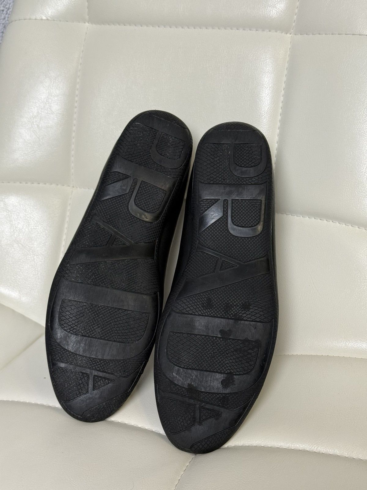 Prada Vintage 00s Prada Ballet Flats Leather Patent Toe Cap Shoes Size US 8 / IT 38 - 22 Thumbnail