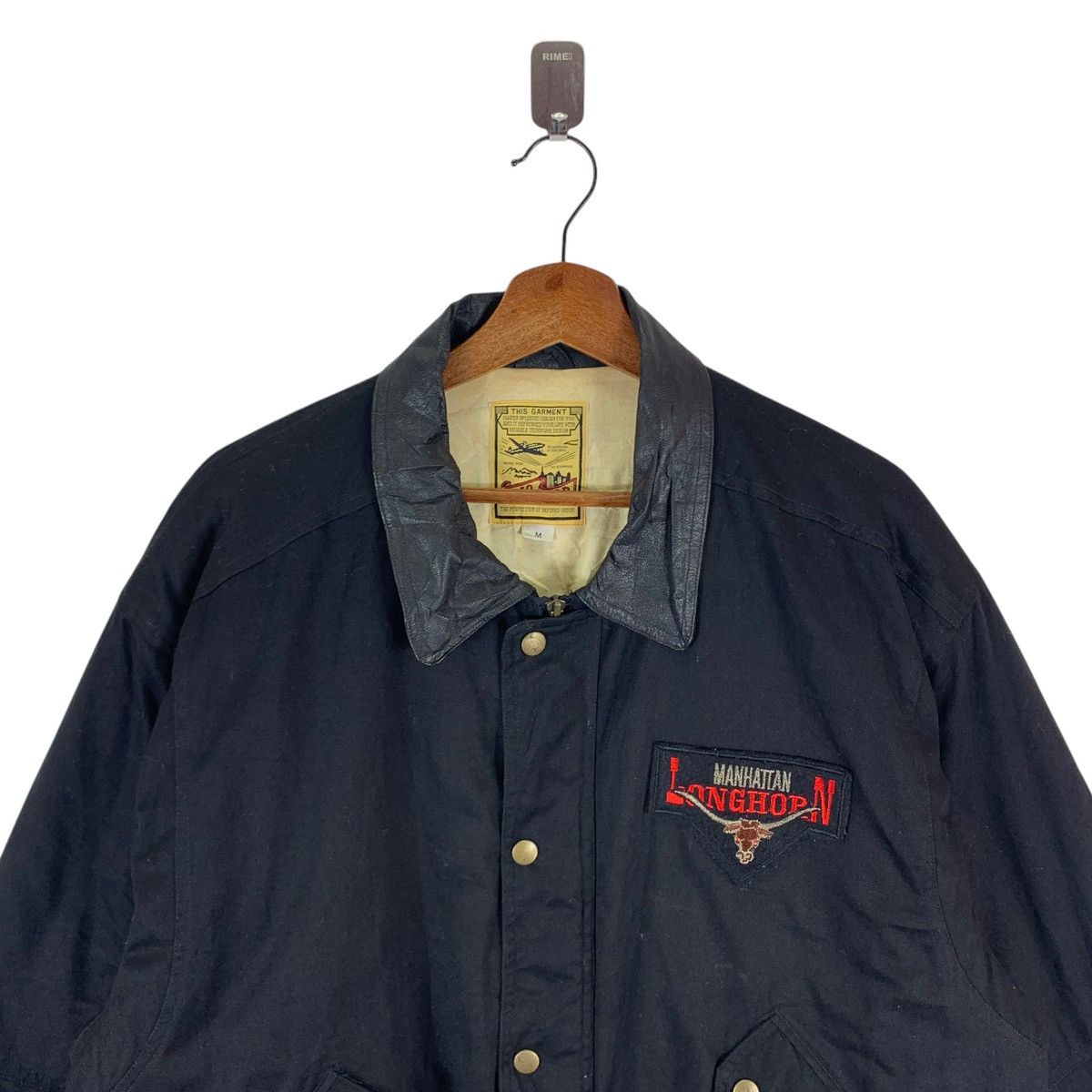 Vintage VINTAGE DIO WILD MANHATTAN LONGHORN BOMBER FLIGHT JACKET Size US M / EU 48-50 / 2 - 4 Thumbnail