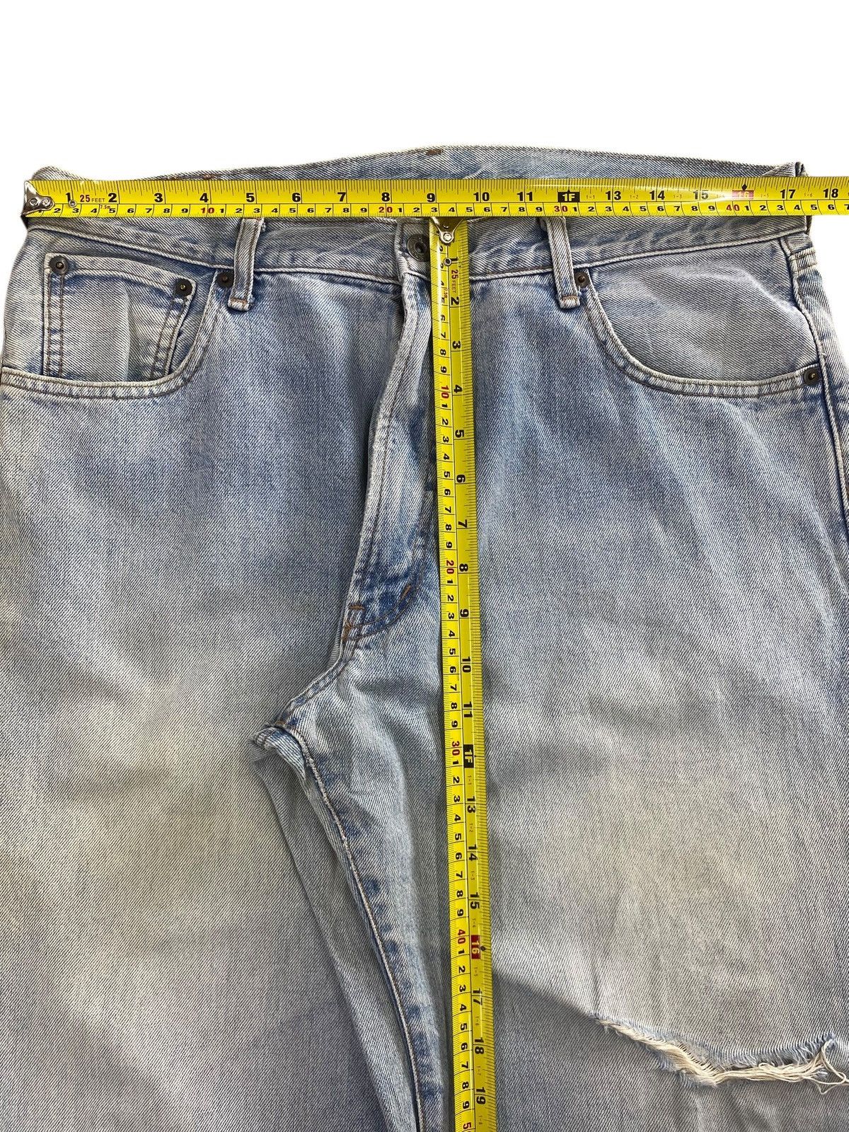 Japanese Brand Japanese Brand Acid Blue Wash Ripped Style Jeans Size US 35 - 6 Thumbnail