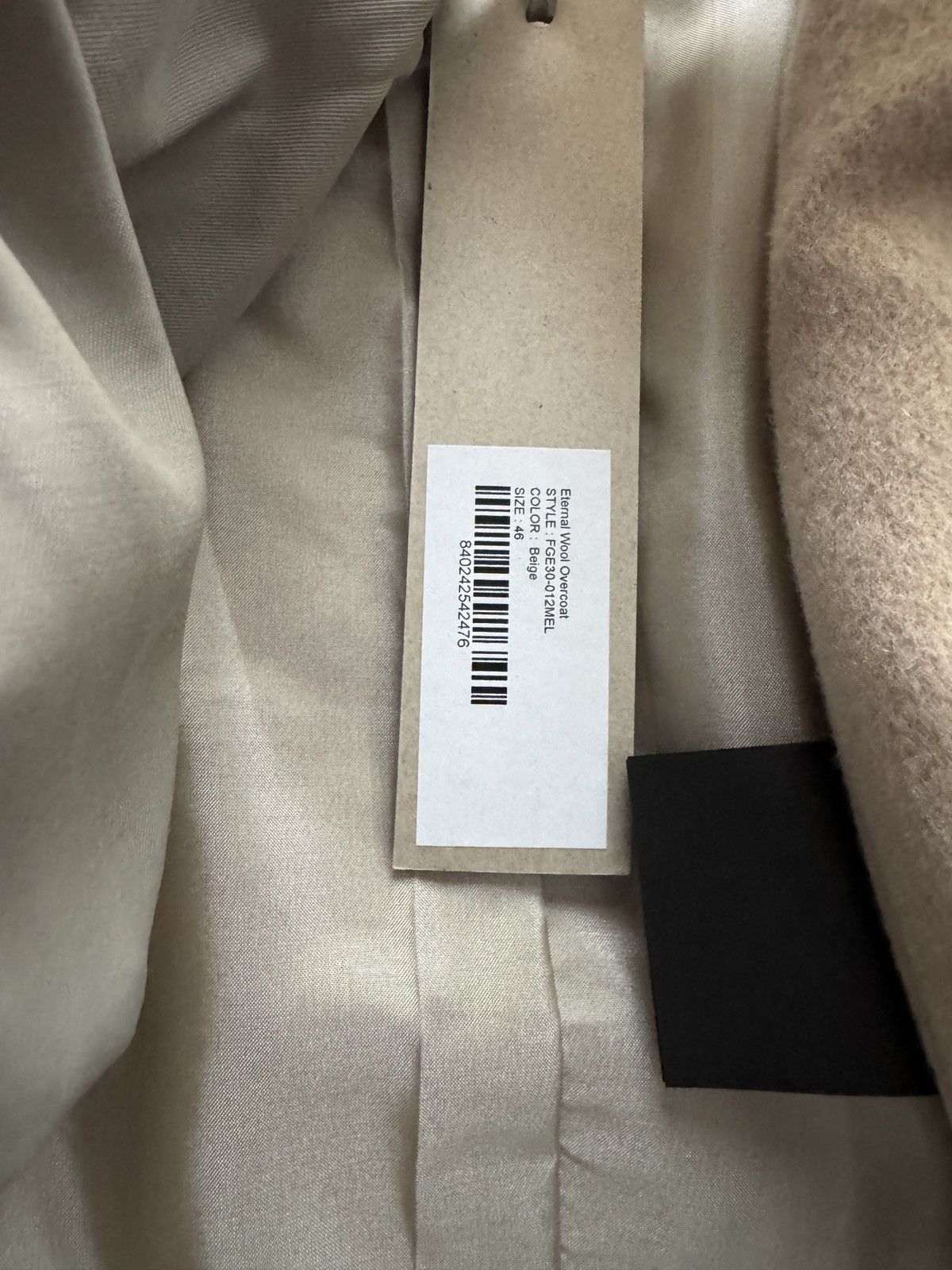 Fear of God Fear of God Eternal Overcoat in Beige Size US S / EU 44-46 / 1 - 7 Thumbnail