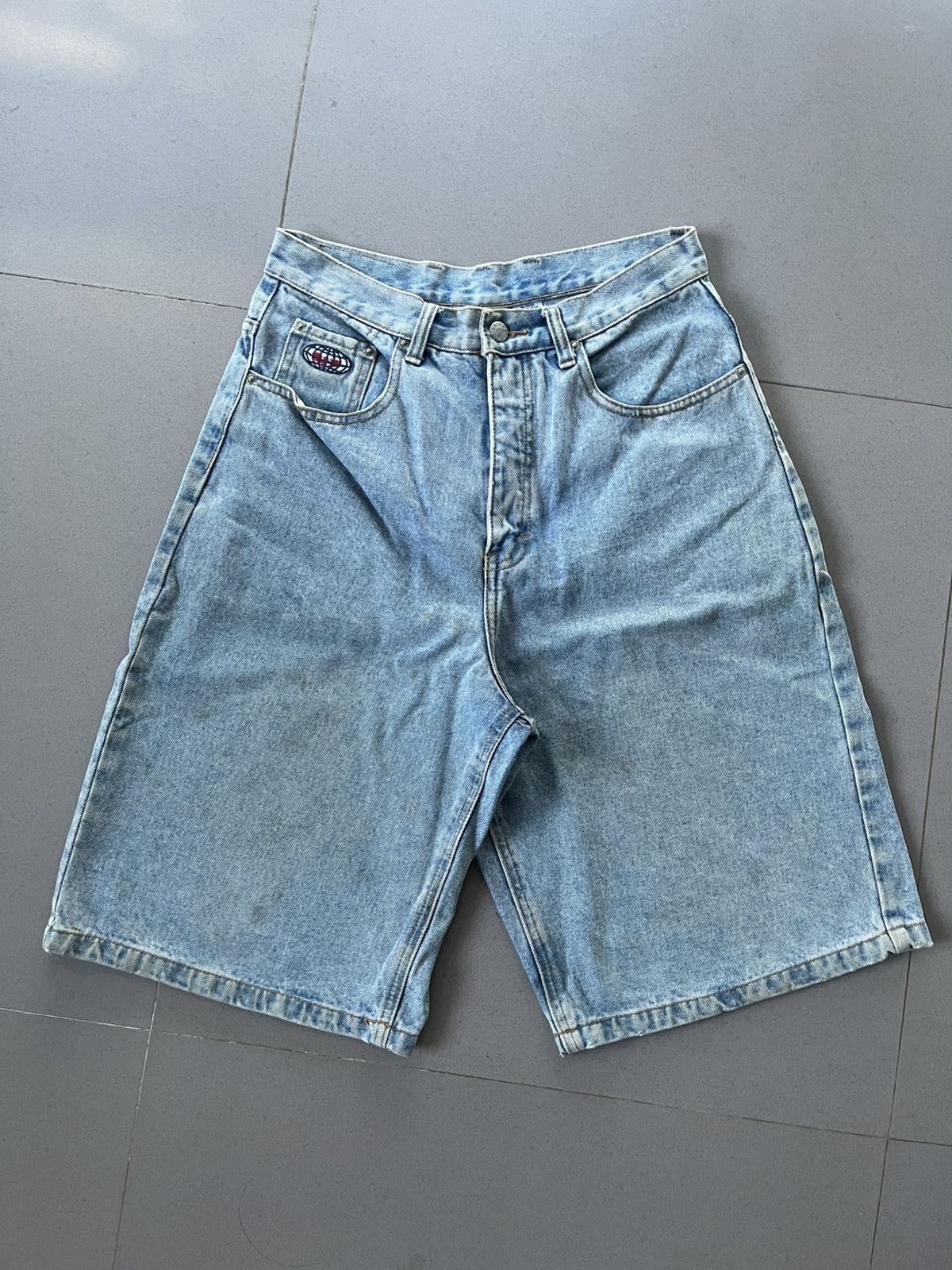 Wu-Tang Clan WU-TANG CLAN WUWEAR VINTAGE DENIM BAGGY JORDS SHORT PANTS Size US 30 / EU 46 - 2 Thumbnail