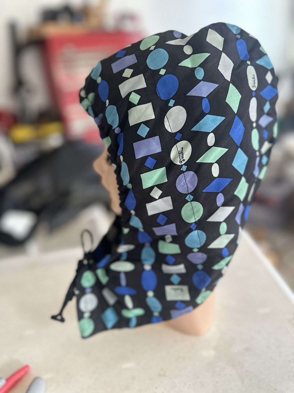 image of Emilio Pucci Blue Signed Activewear Cap, Women's