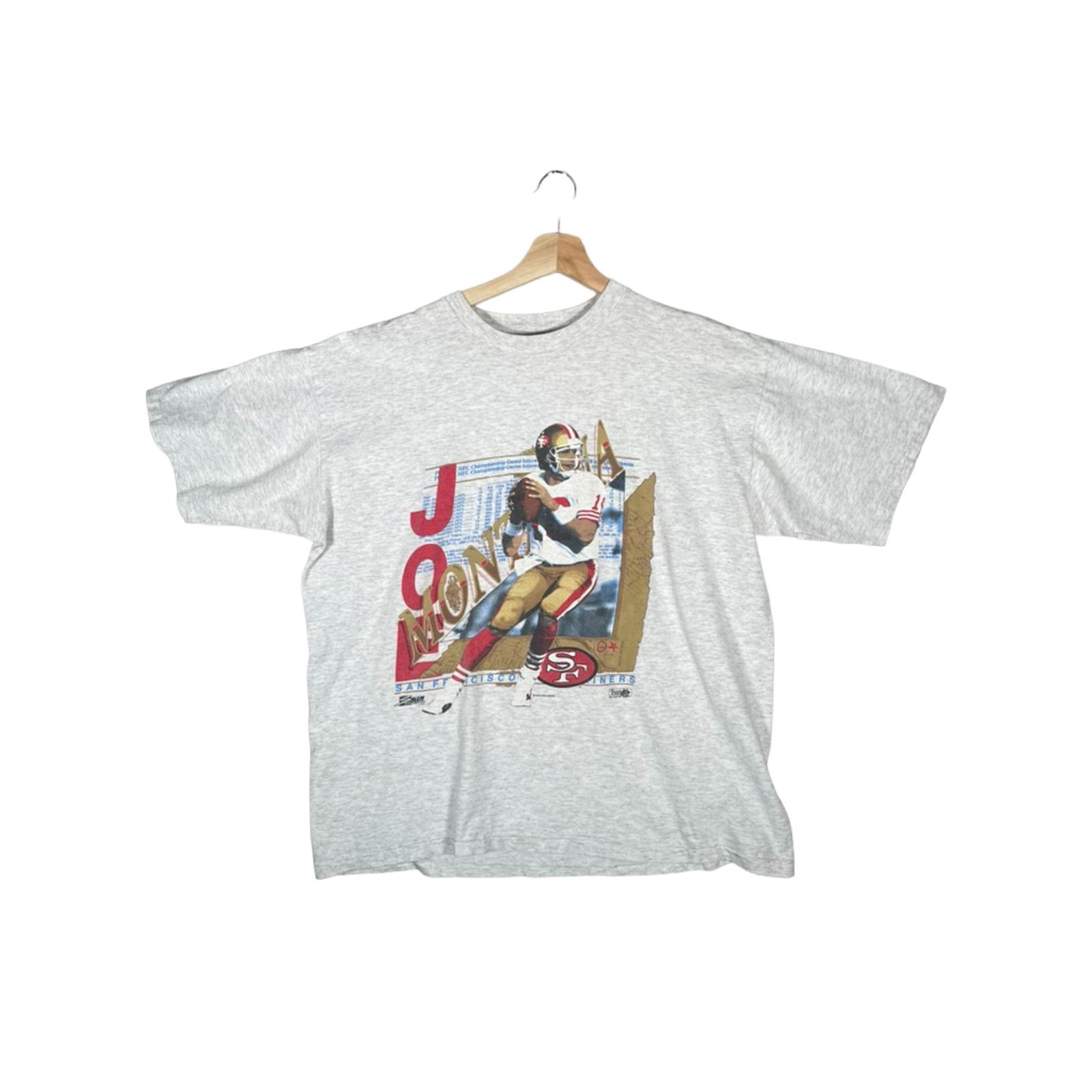 Vintage 90's Joe Montana San Francisco 49ers Salem T-shirt 