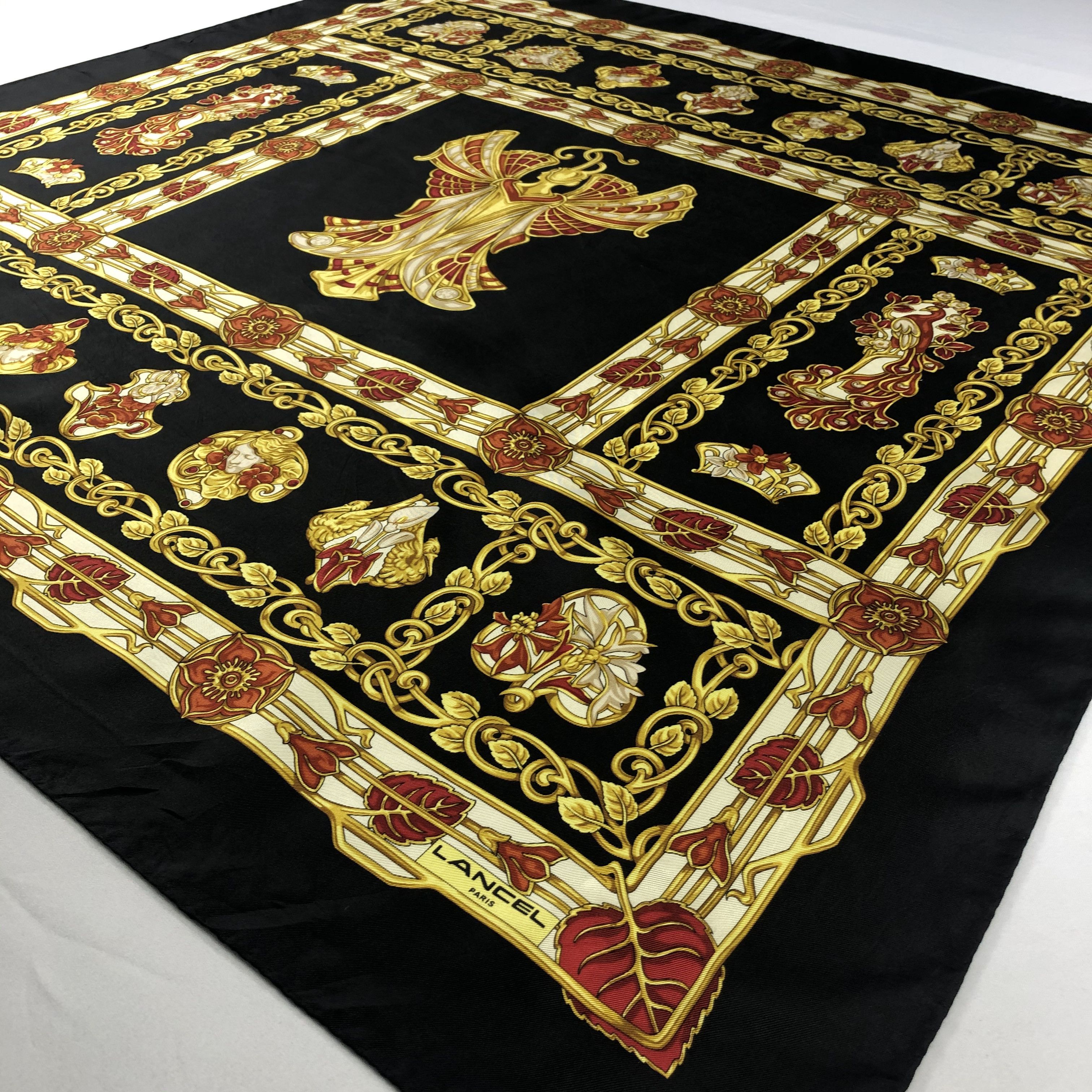 Lancel Vintage Lancel Silk Scarf Size ONE SIZE - 3 Thumbnail