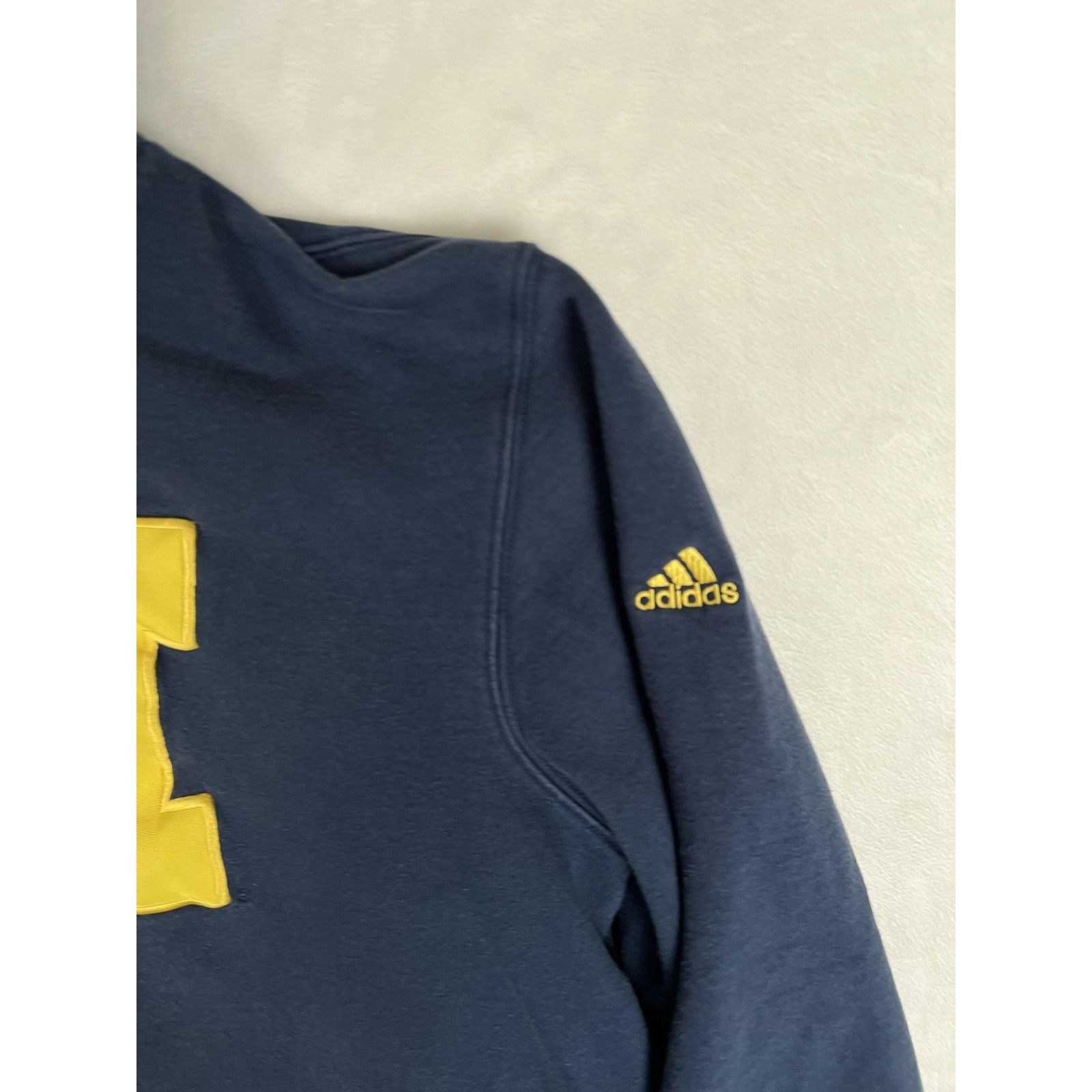 Adidas Vintage Michigan Wolverines Hoodie Sweatshirt Women's XL Nav Size XL / US 12-14 / IT 48-50 - 3 Thumbnail