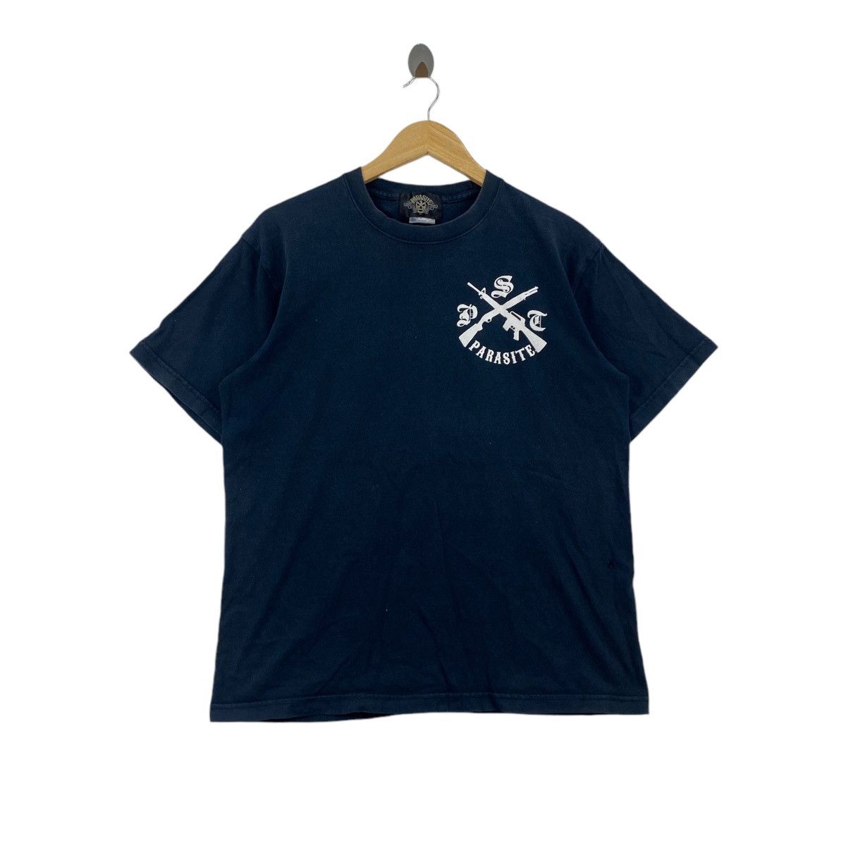 Japanese Brand Vintage HIGH TIMES PARASITE Japanese Brand Logo Print Black Size US L / EU 52-54 / 3 - 3 Thumbnail