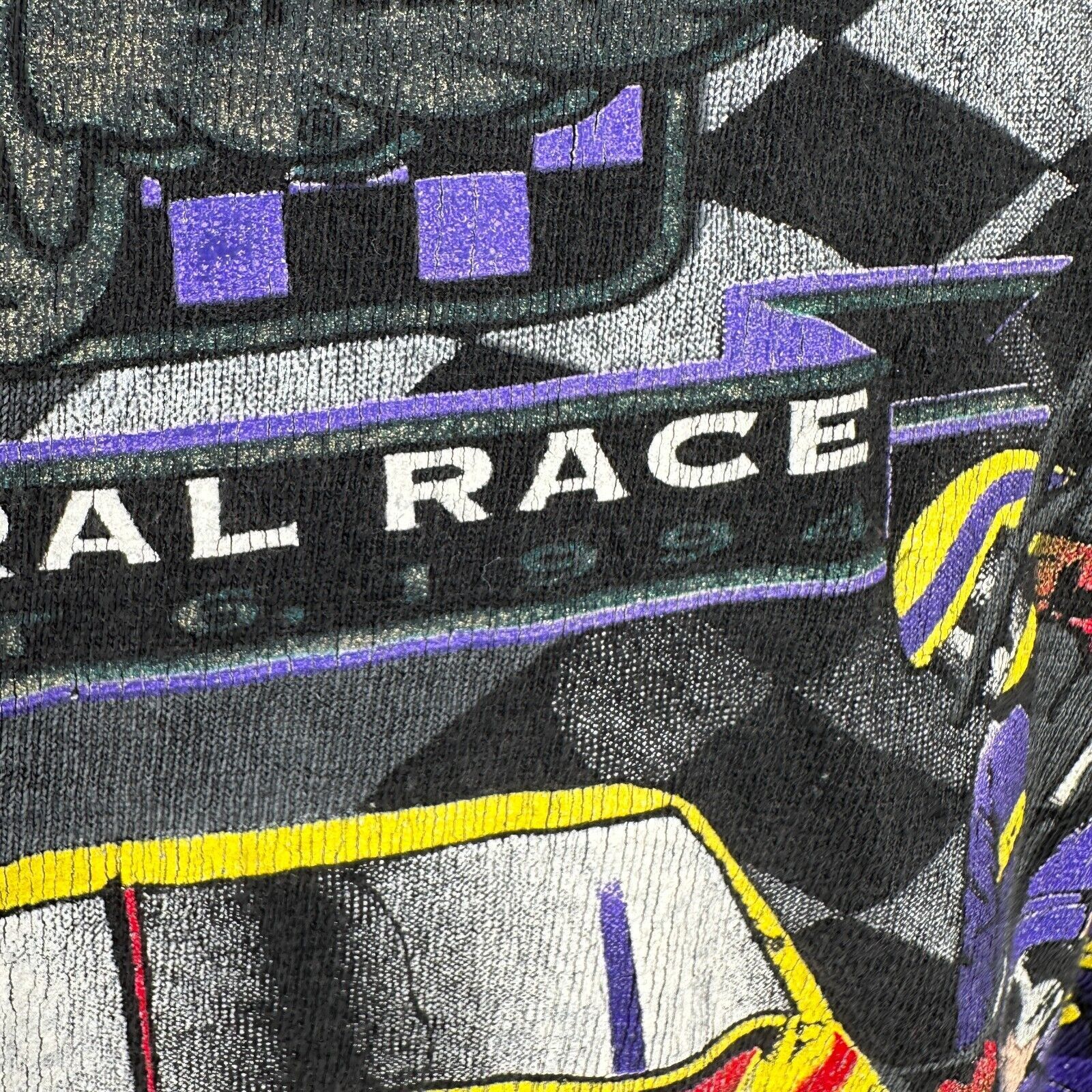 Logo 7 Vintage Logo 7 Nascar T-Shirt Men’s XL Black Brickyard 400 Size US XL / EU 56 / 4 - 3 Thumbnail