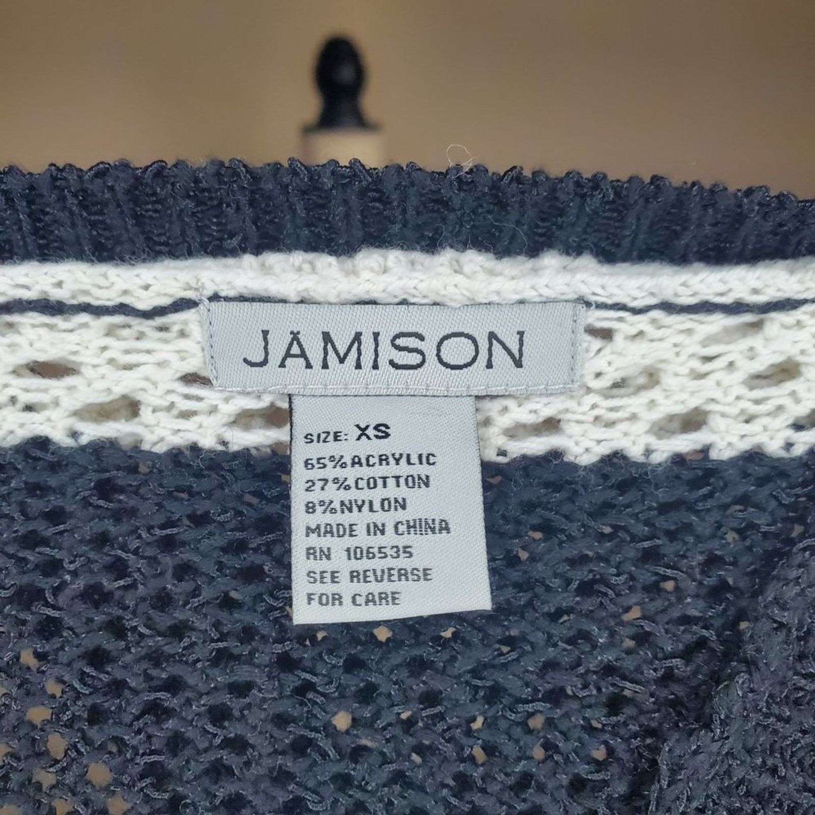 Other Jamison Striped Split Back Sweater XS Size XS / US 0-2 / IT 36-38 - 5 Thumbnail