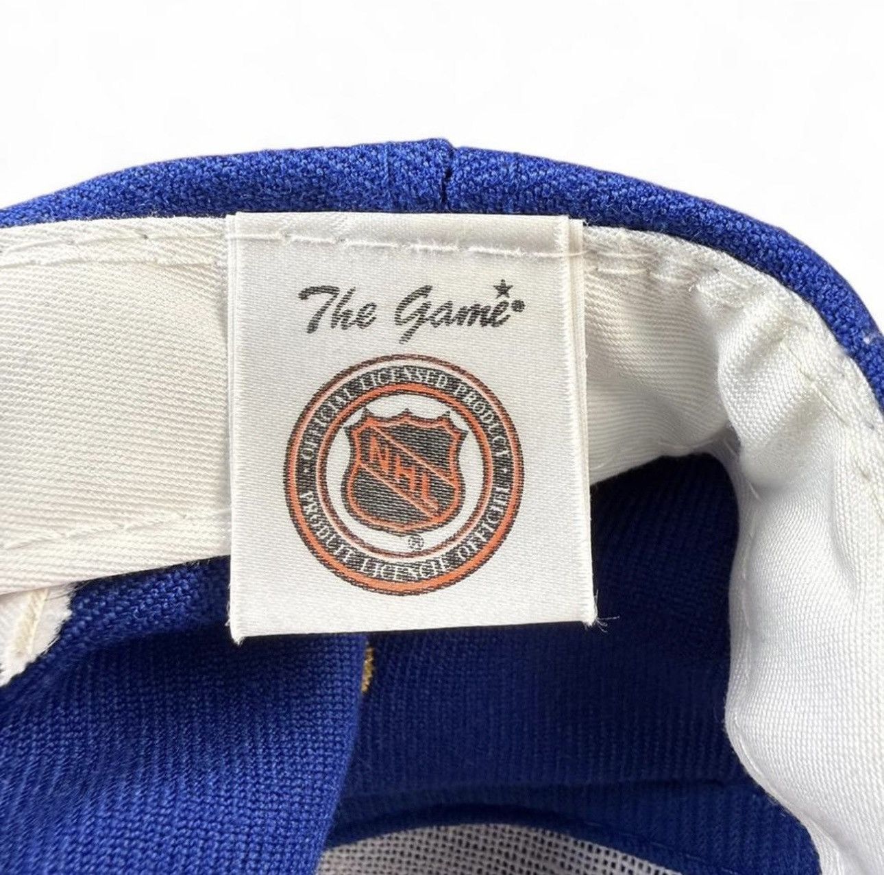 NHL Rare 90s NHL St. Louis Blues "The Game" Big Logo Snapback Size ONE SIZE - 7 Thumbnail