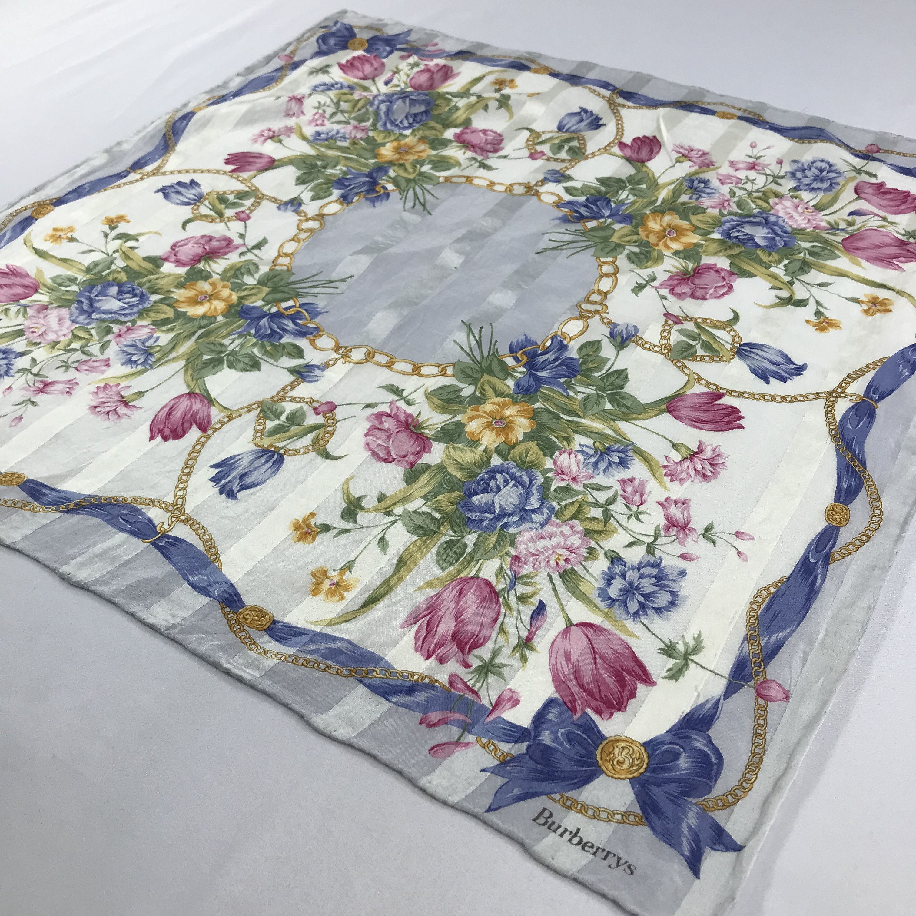 Burberry × Vintage Burberry Bandana / Handkerchief / Neckerchief - S2013 Size ONE SIZE - 2 Thumbnail
