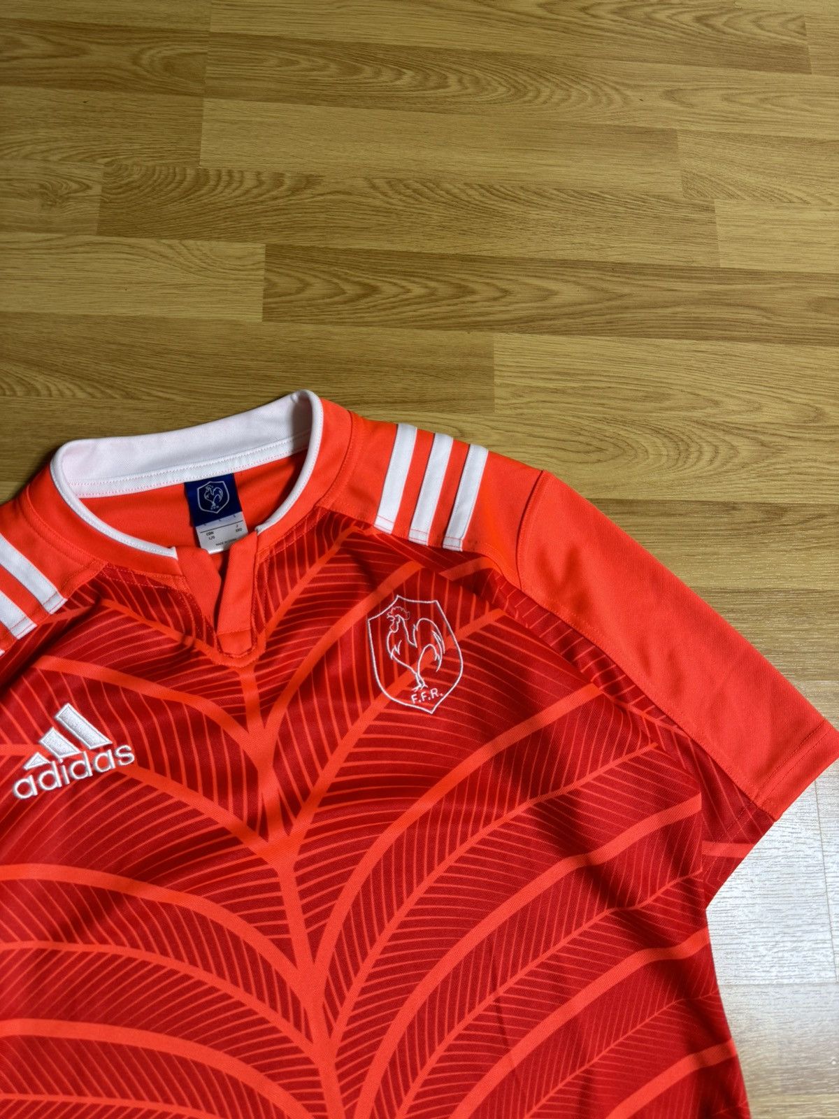 Adidas Adidas France Soccer Jersey F.F.R 2014 Size US L / EU 52-54 / 3 - 4 Thumbnail