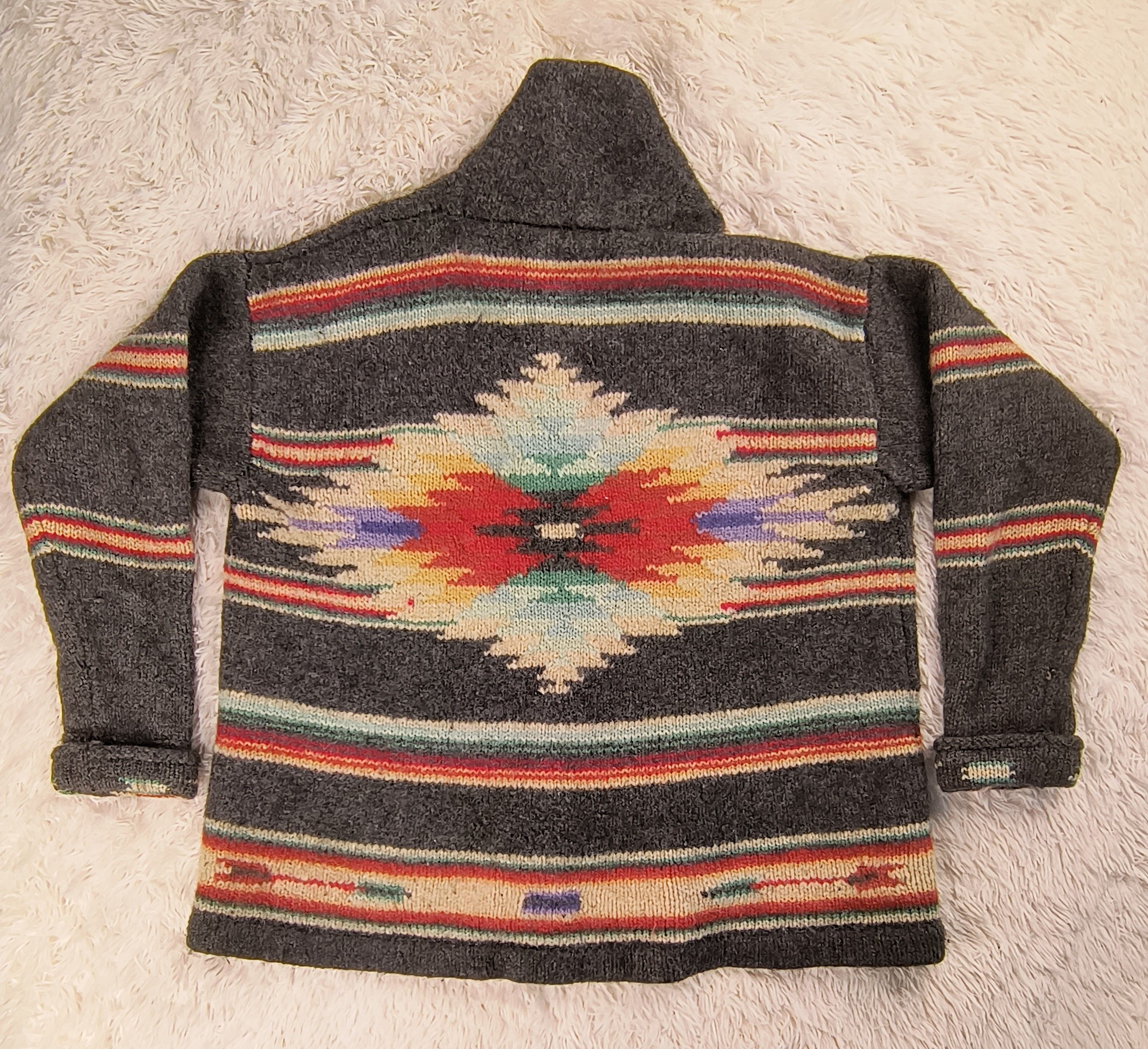 Lauren Ralph Lauren Vintage Lauren hand knit by Ralph Lauren 100% wool coat Size S / US 4 / IT 40 - 1 Thumbnail