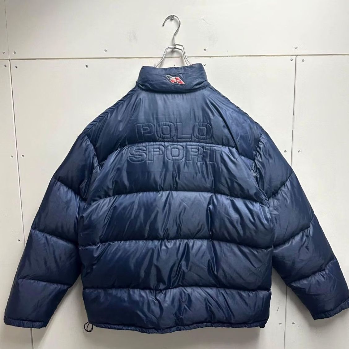 Vintage VINTAGE Polo Sport Down Puffer Jacket Navy L Men 90s Jacket Size US L / EU 52-54 / 3 - 3 Thumbnail