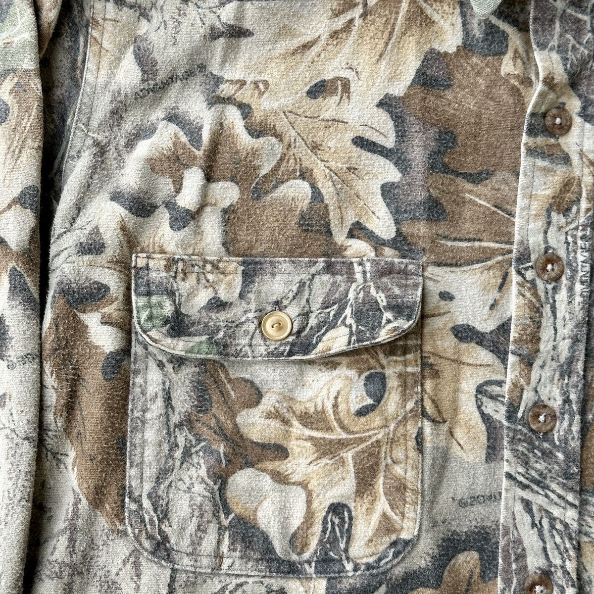Cabelas × Realtree × Vintage 90s Realtree Hunter outdoor longsleeve Work shirt flannel Size US XL / EU 56 / 4 - 4 Thumbnail