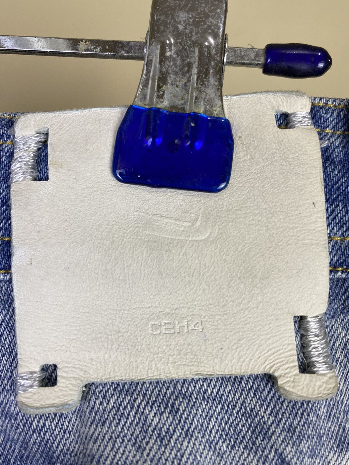 C2H4 C2H4 - Paneled flared Denim pants Size US 33 - 7 Thumbnail