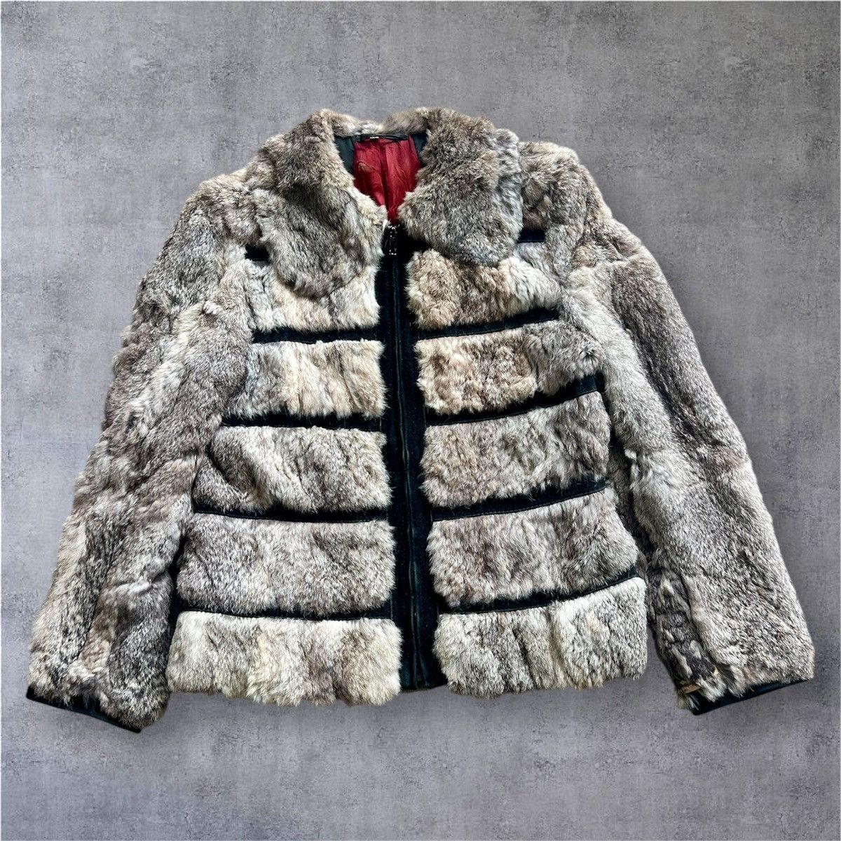 Genuine Leather Vintage Real Leather Fur Jacket Size M / US 6-8 / IT 42-44 - 1 Thumbnail