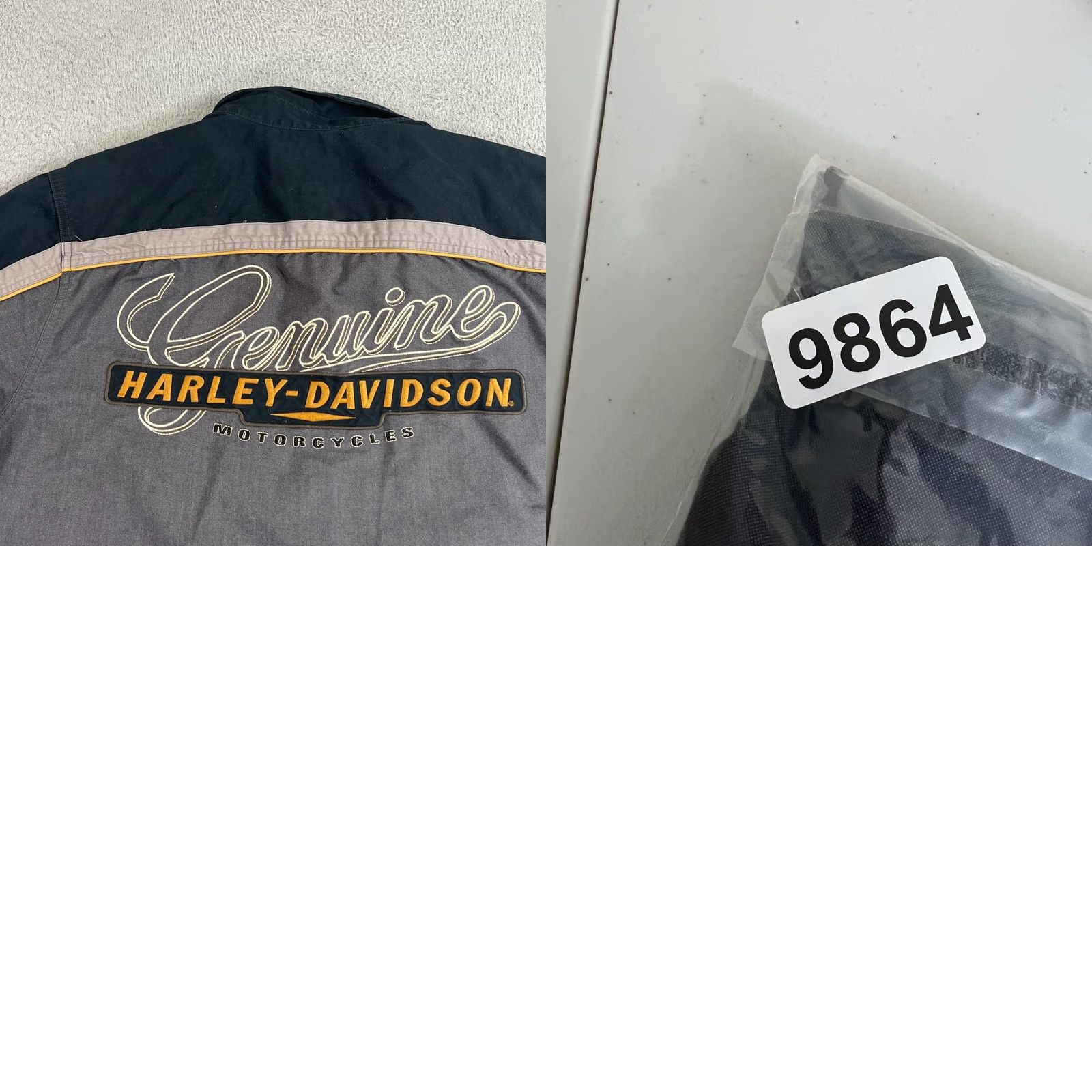 Harley Davidson Harley Davidson Shirt Mens XL Gray Embroidered Short Sleeve Button Size US XL / EU 56 / 4 - 8 Thumbnail